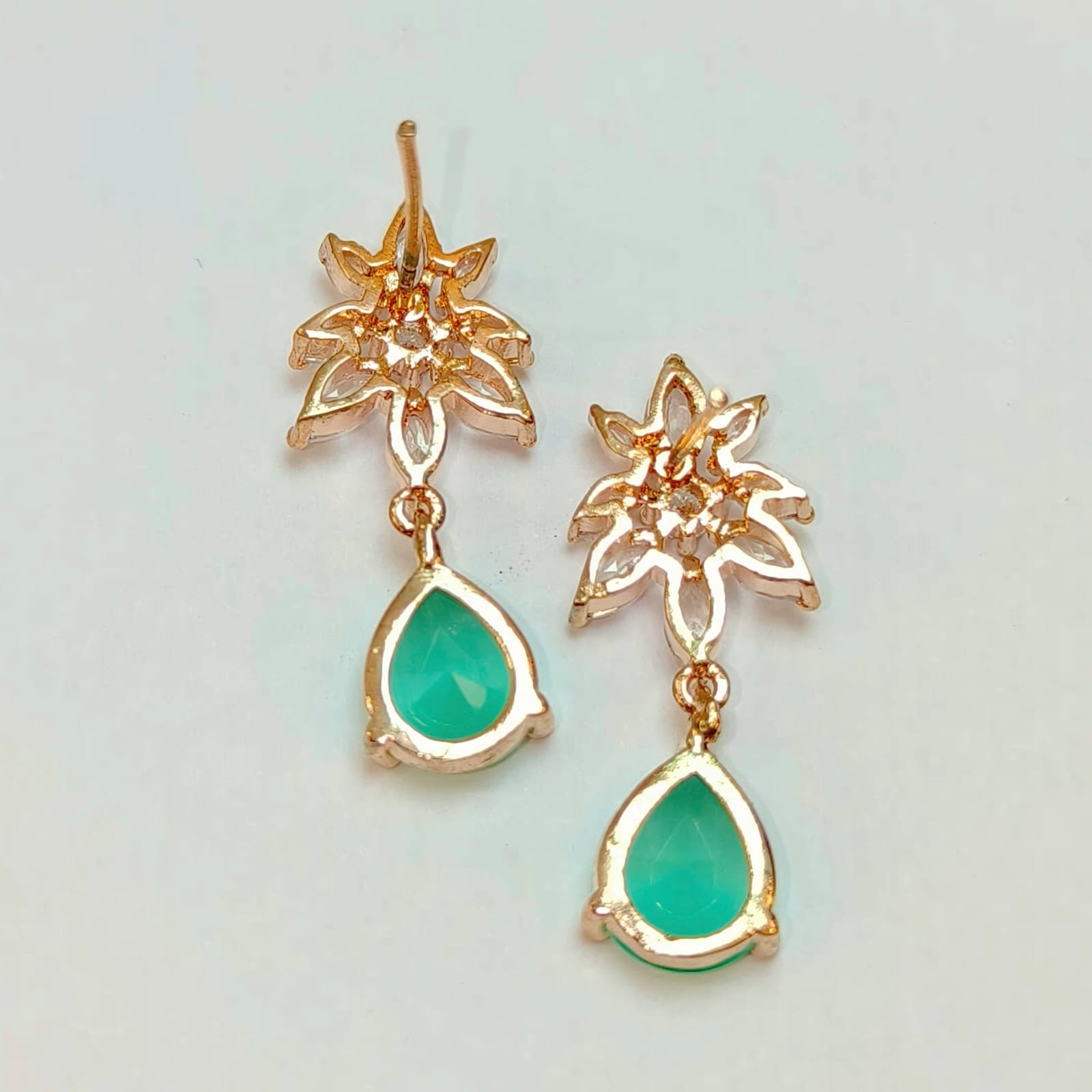 The fierce floral top earrings