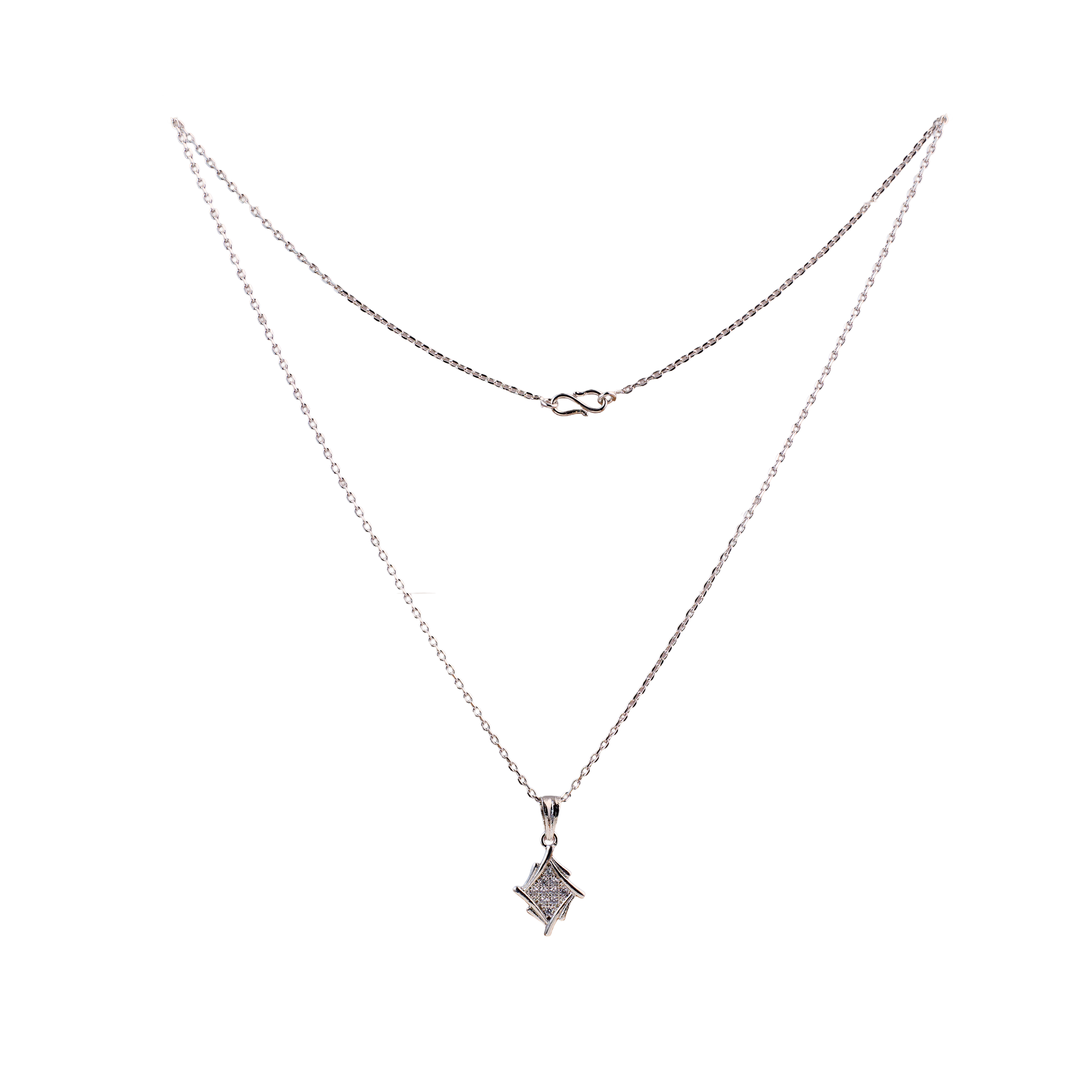 Quiet Spark Silver Pendant Chain