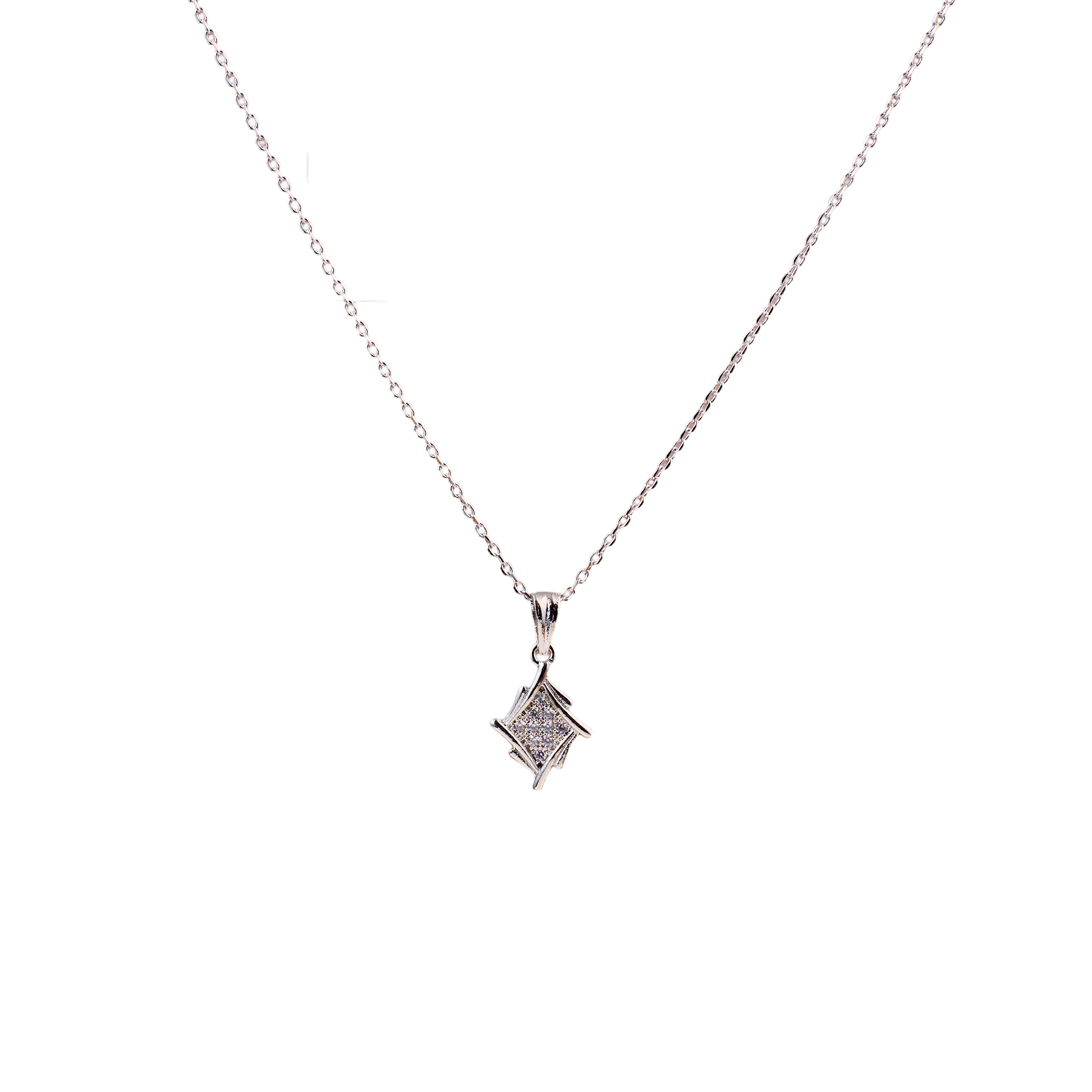 Quiet Spark Silver Pendant Chain