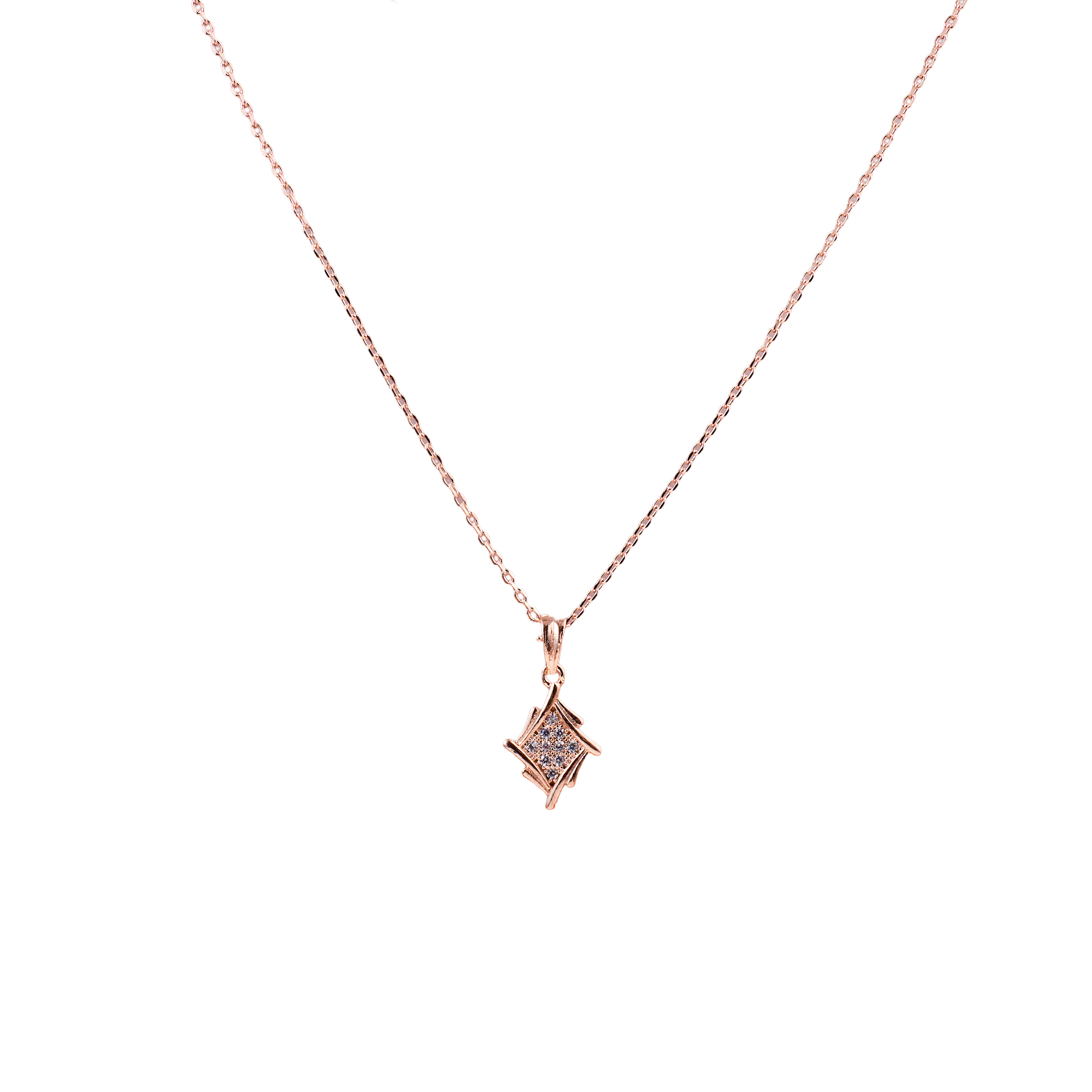 Quiet Spark RoseGold Pendant Chain