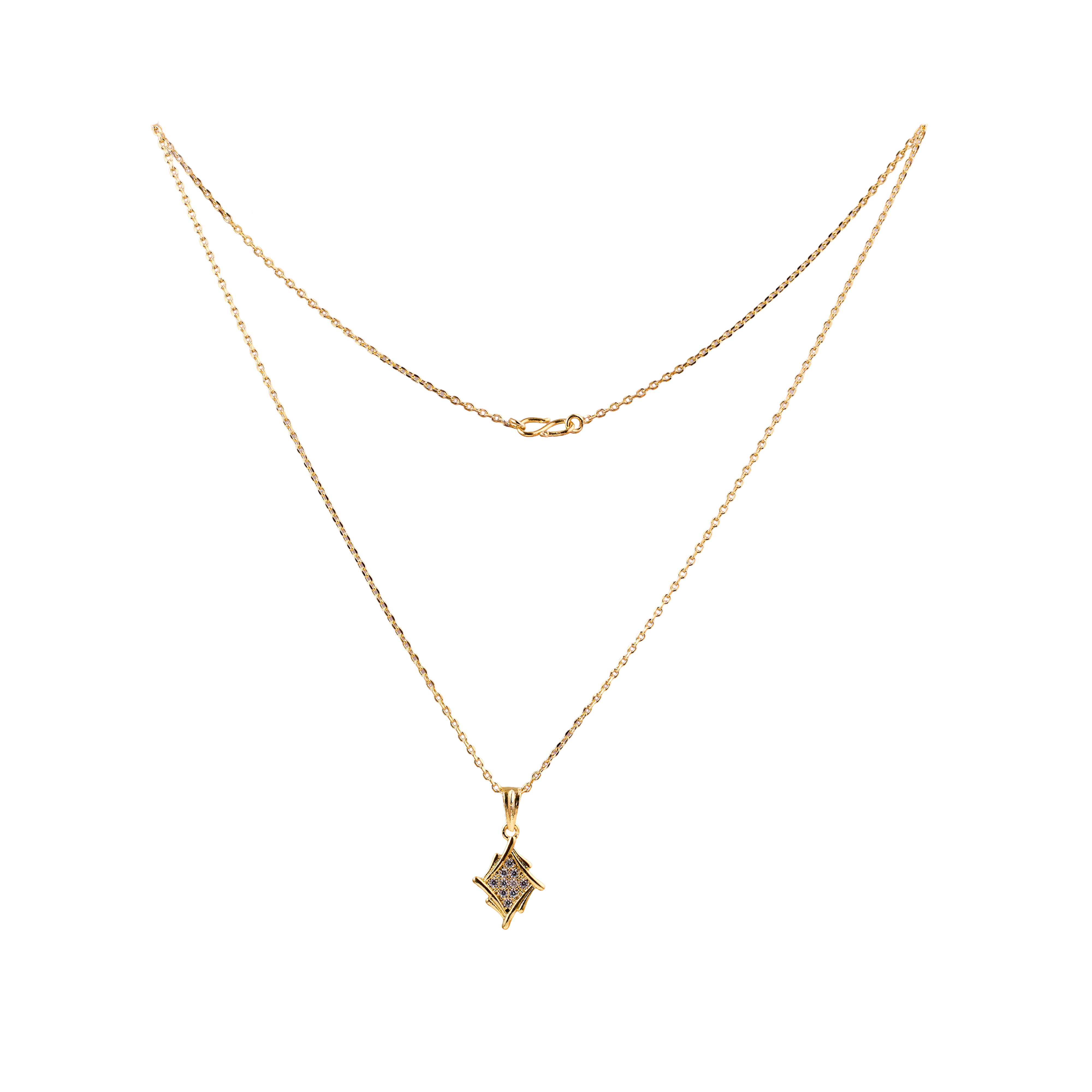 Quiet Spark Gold Pendant Chain