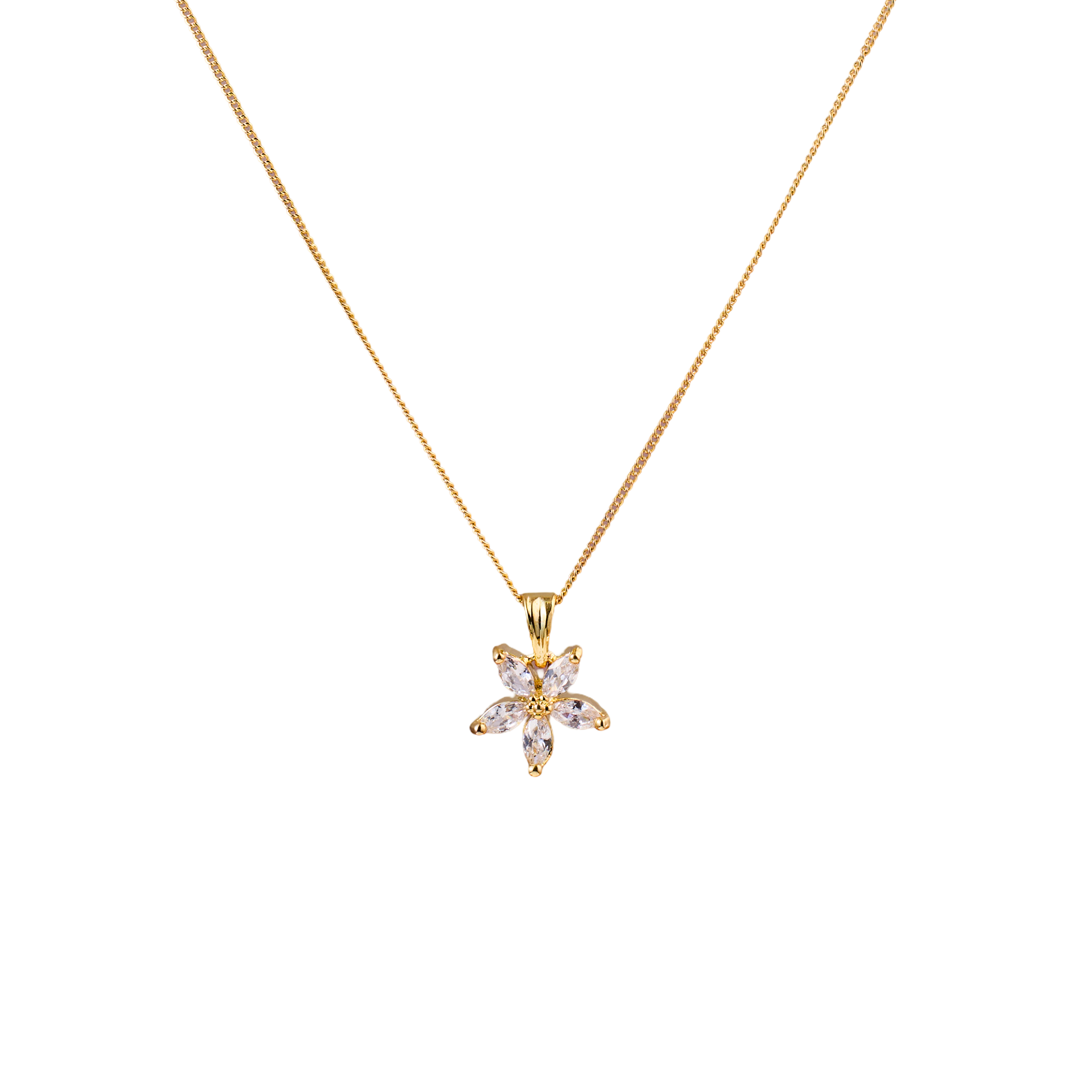 Gold Petal Spark Chain