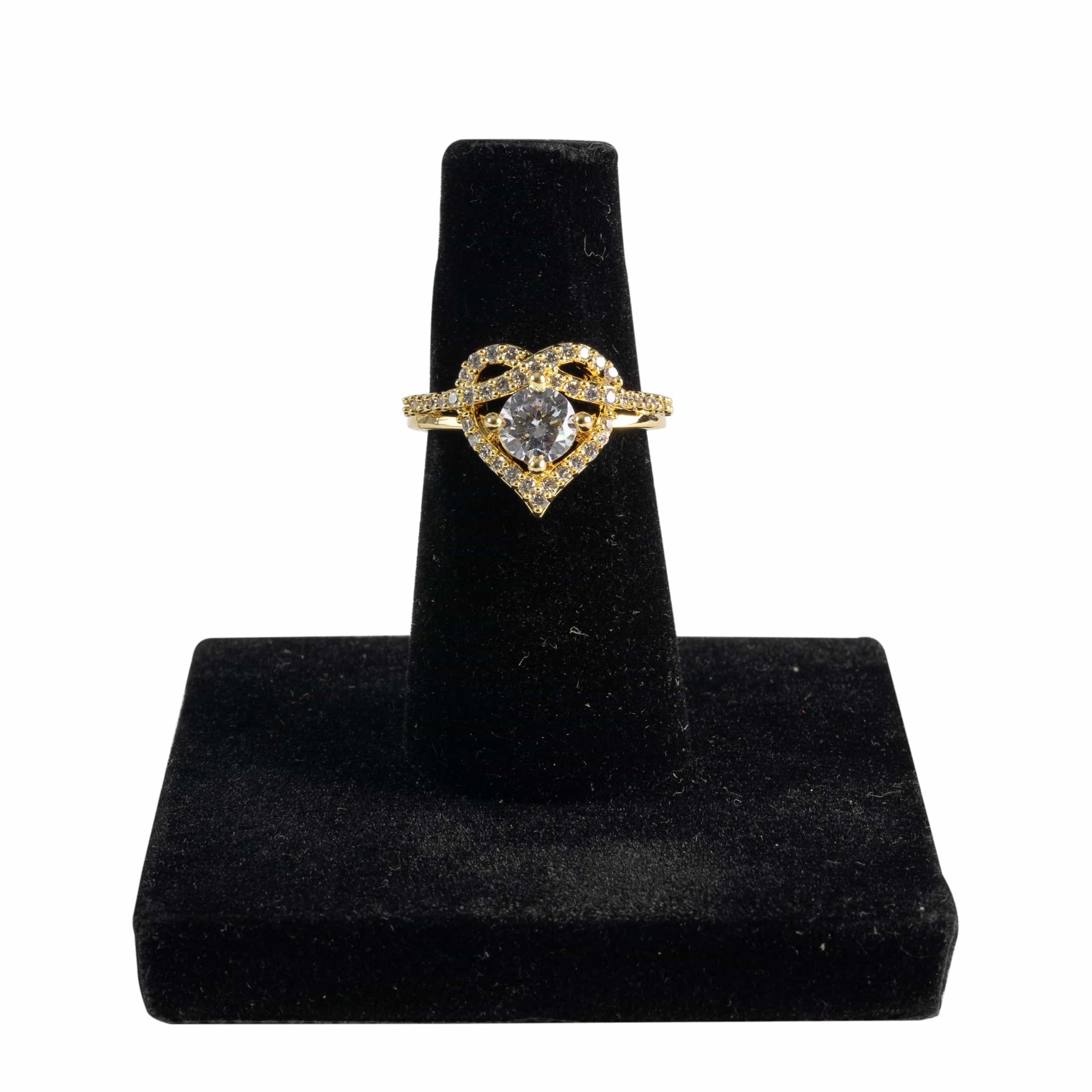 The Solitaire Love Gold Ring