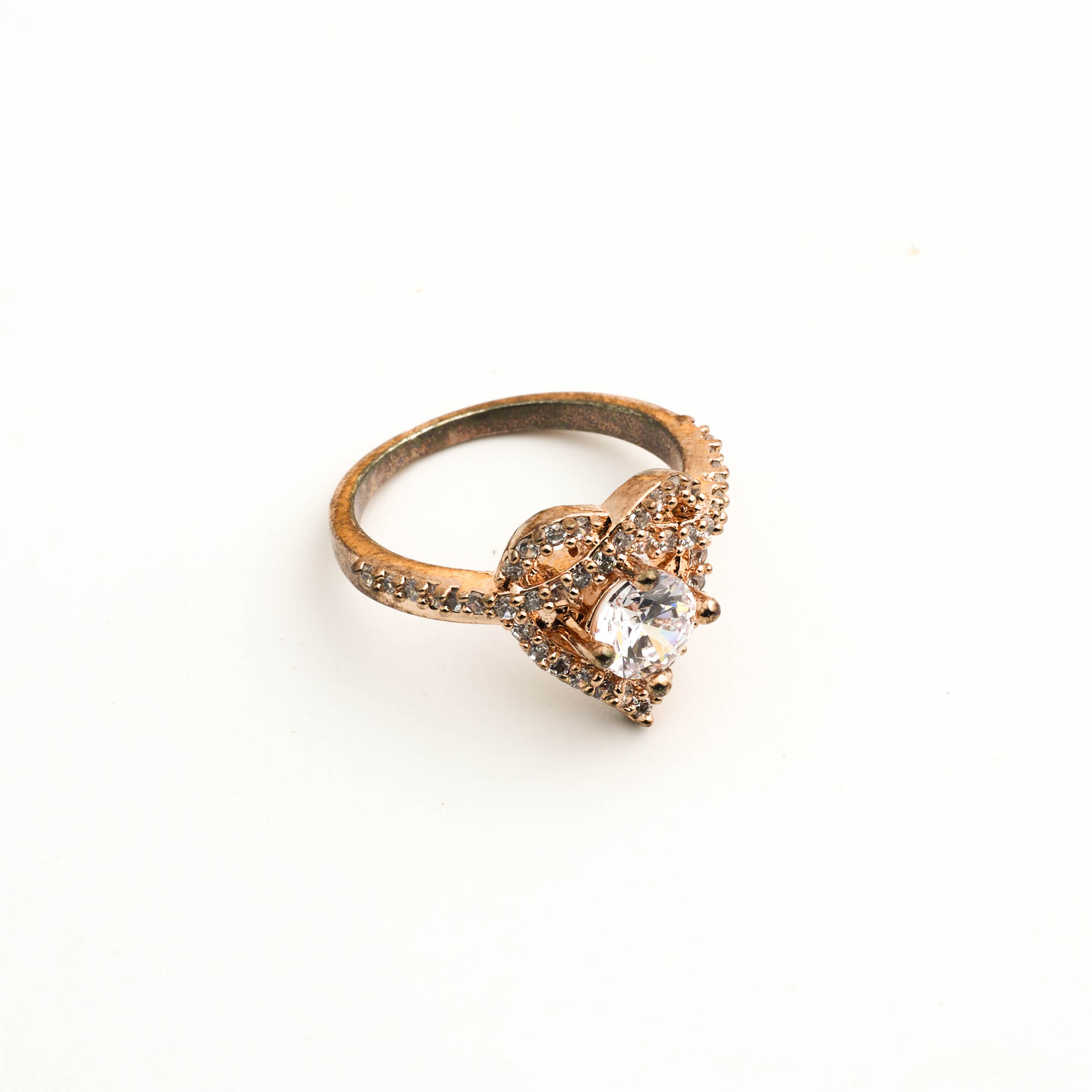 The Solitaire Love Rosegold Ring