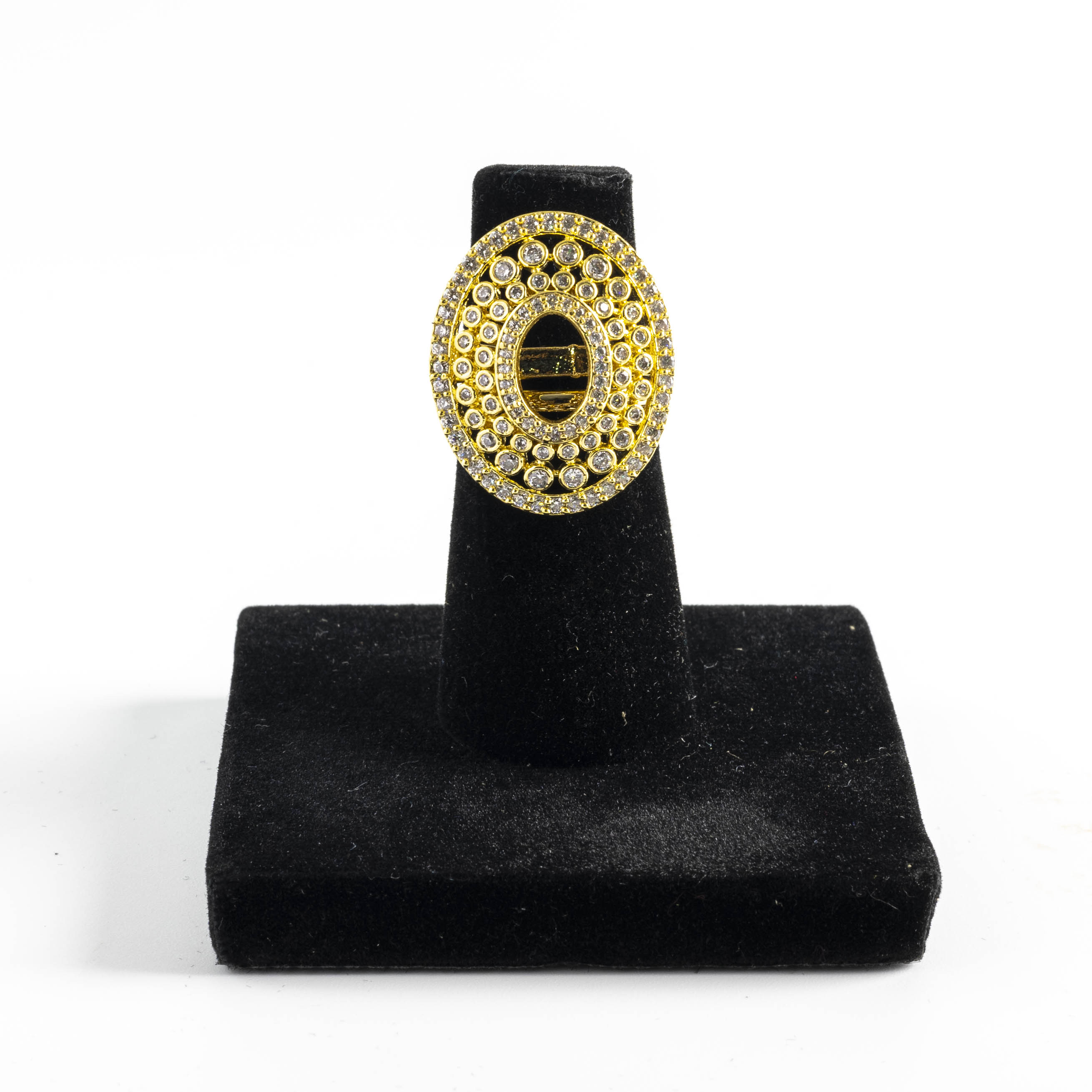 The Gold Celestial Orbit Ring