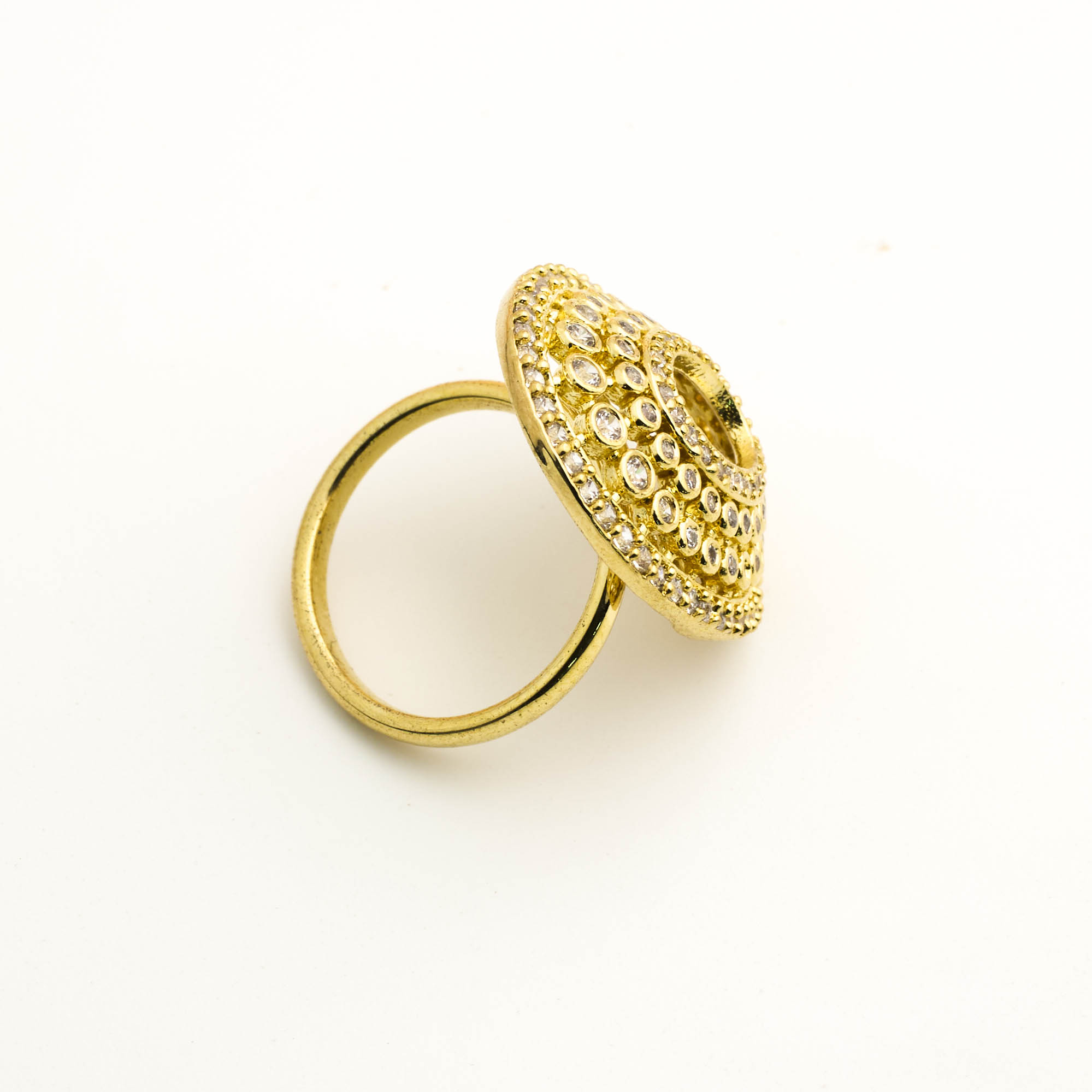 The Gold Celestial Orbit Ring