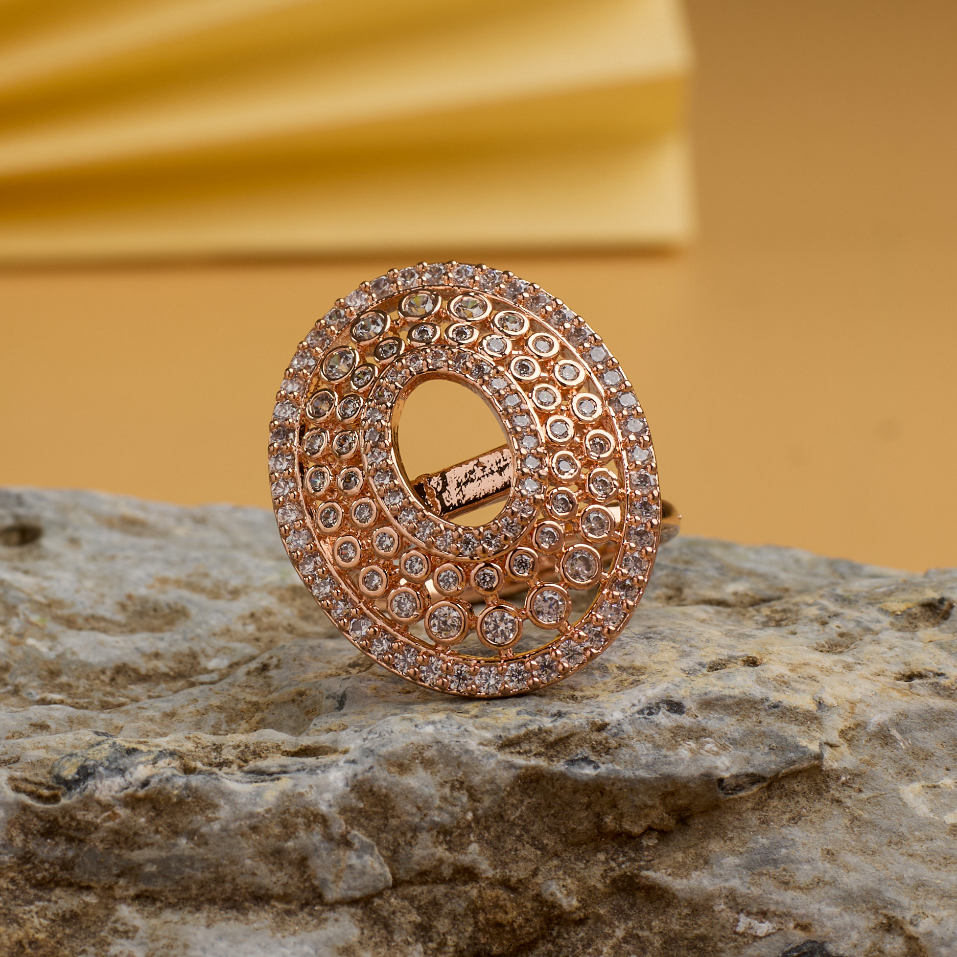 The Rosegold Celestial Orbit Ring