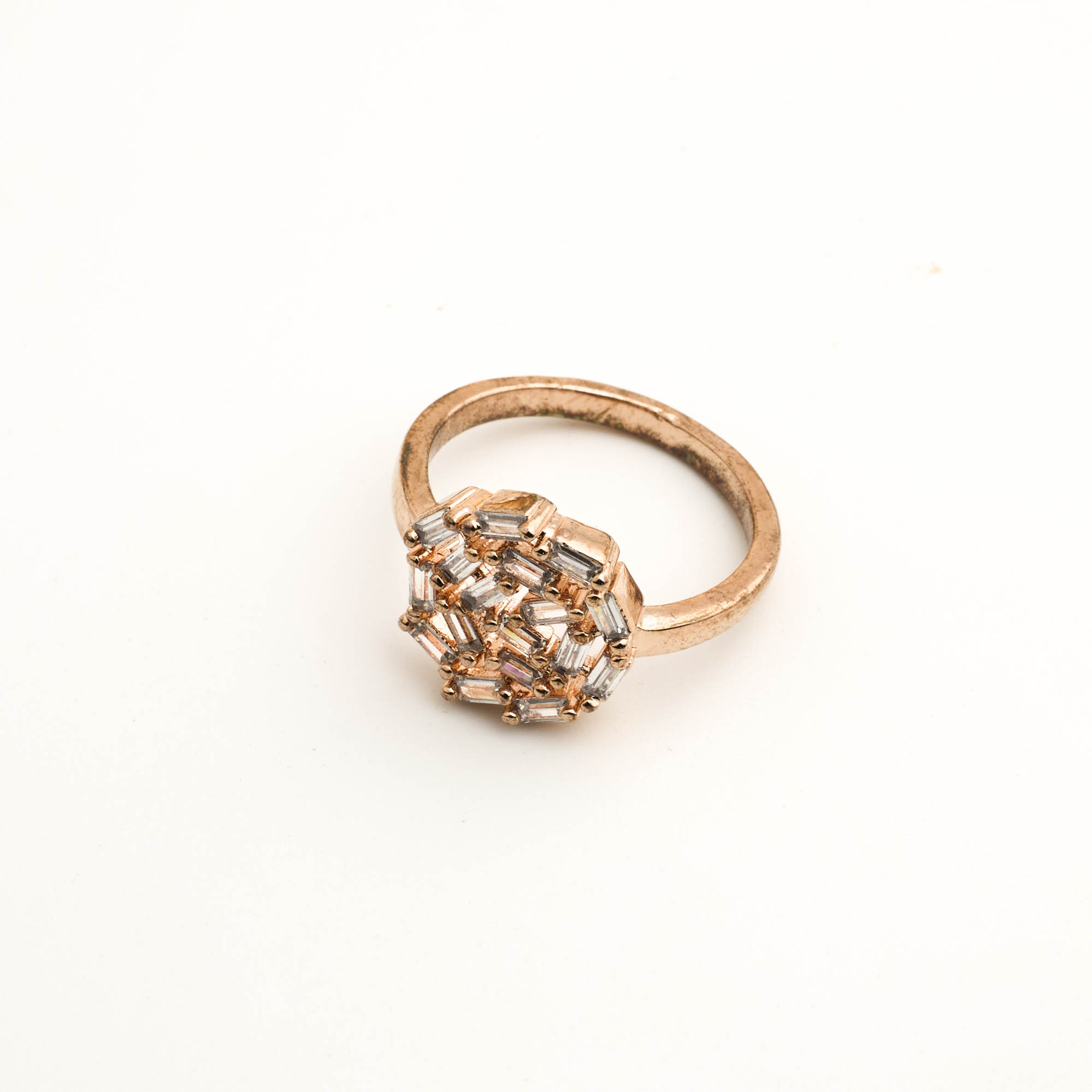 The Rosegold Crystal Bloom Ring