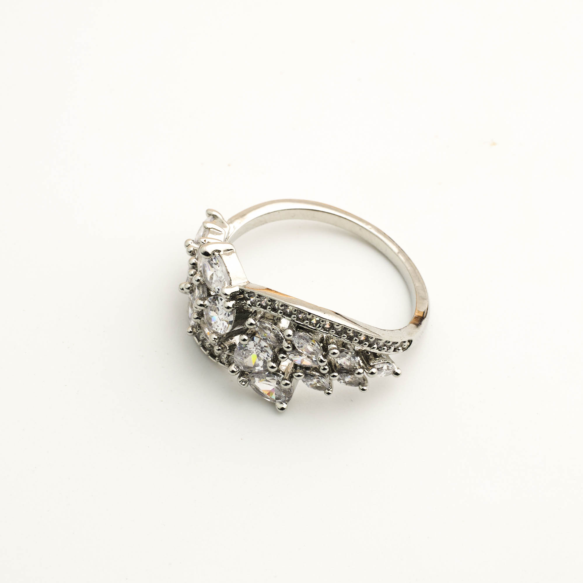 The Silver Luminous Crest Ring