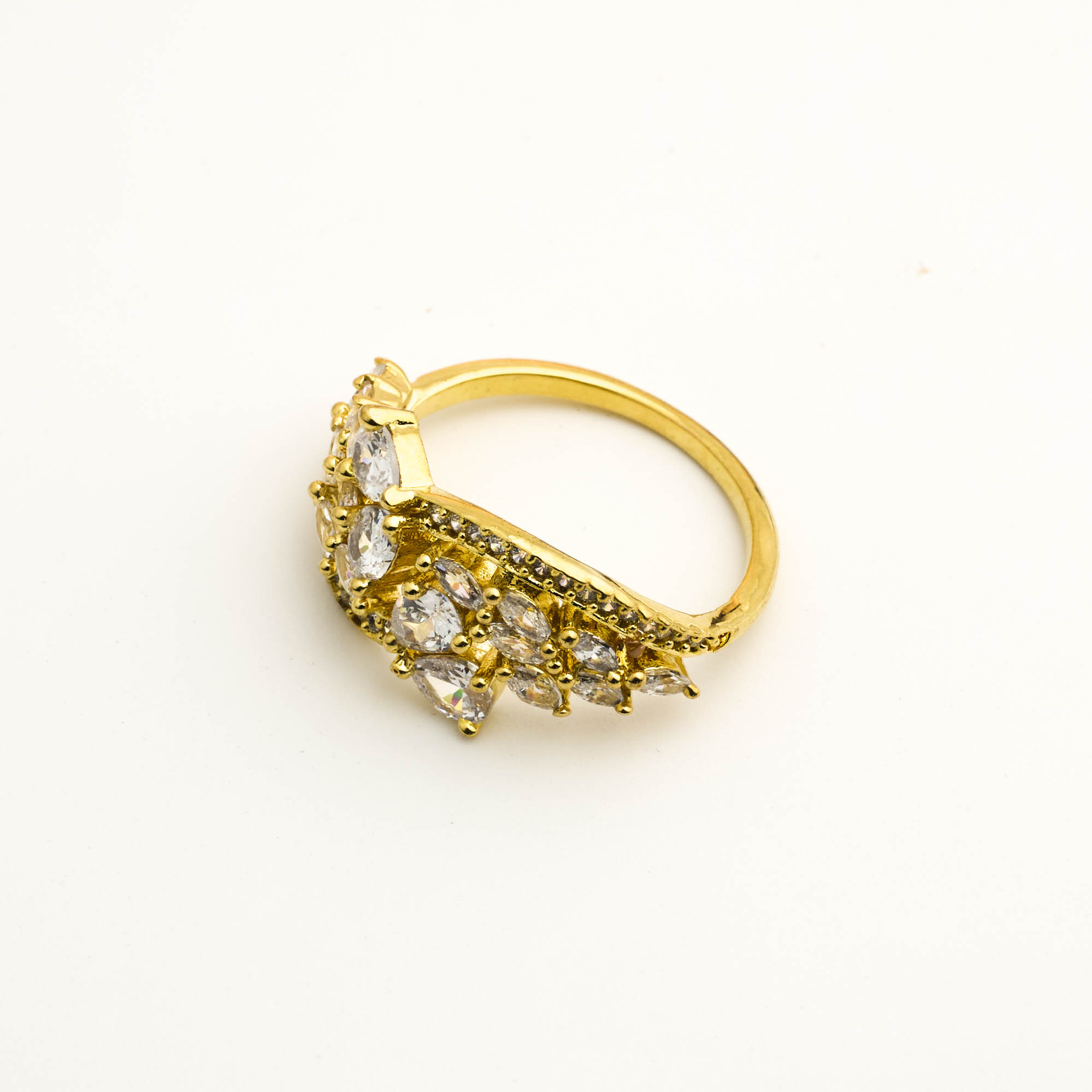 The Gold Luminous Crest Ring