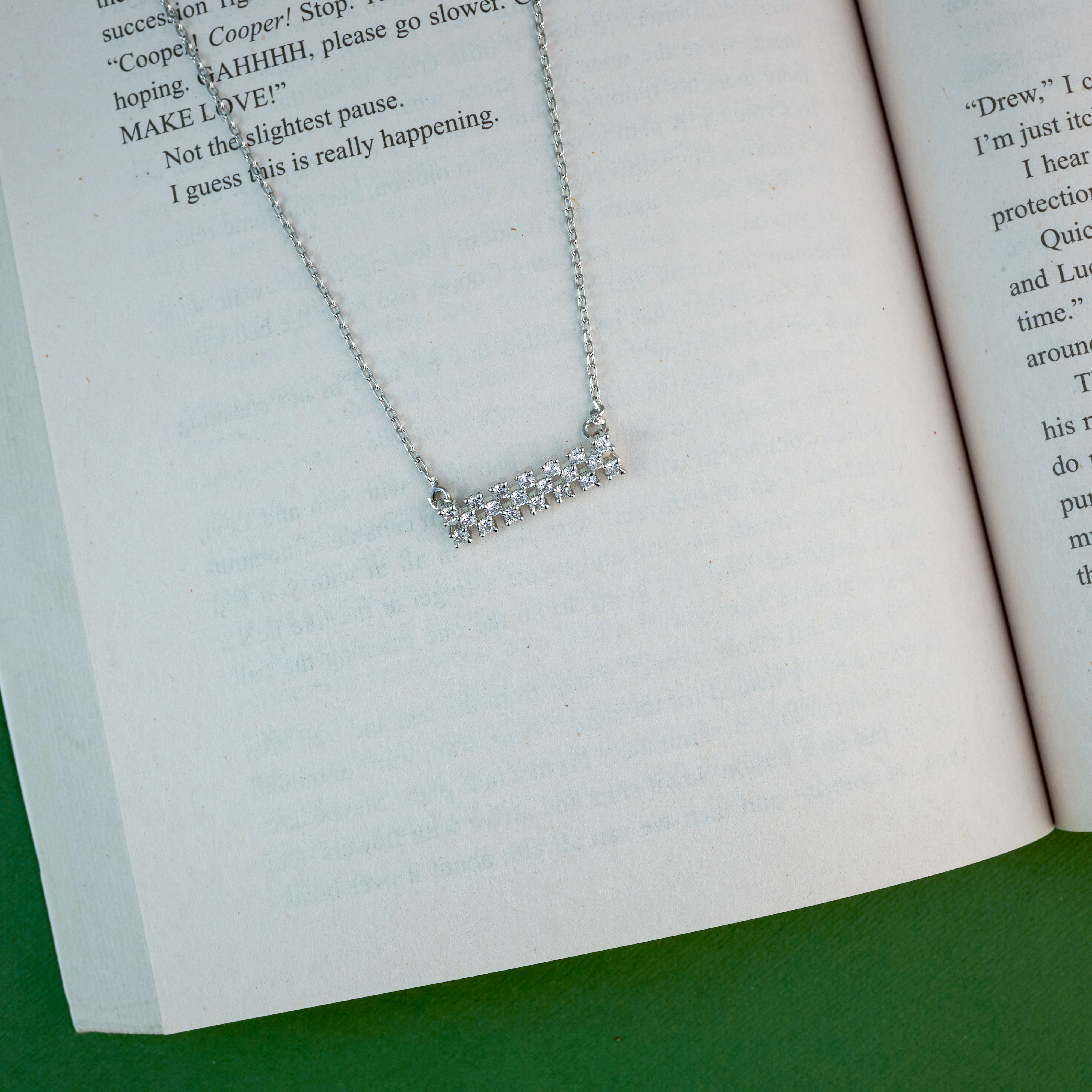 Silver Starlane Bar Chain