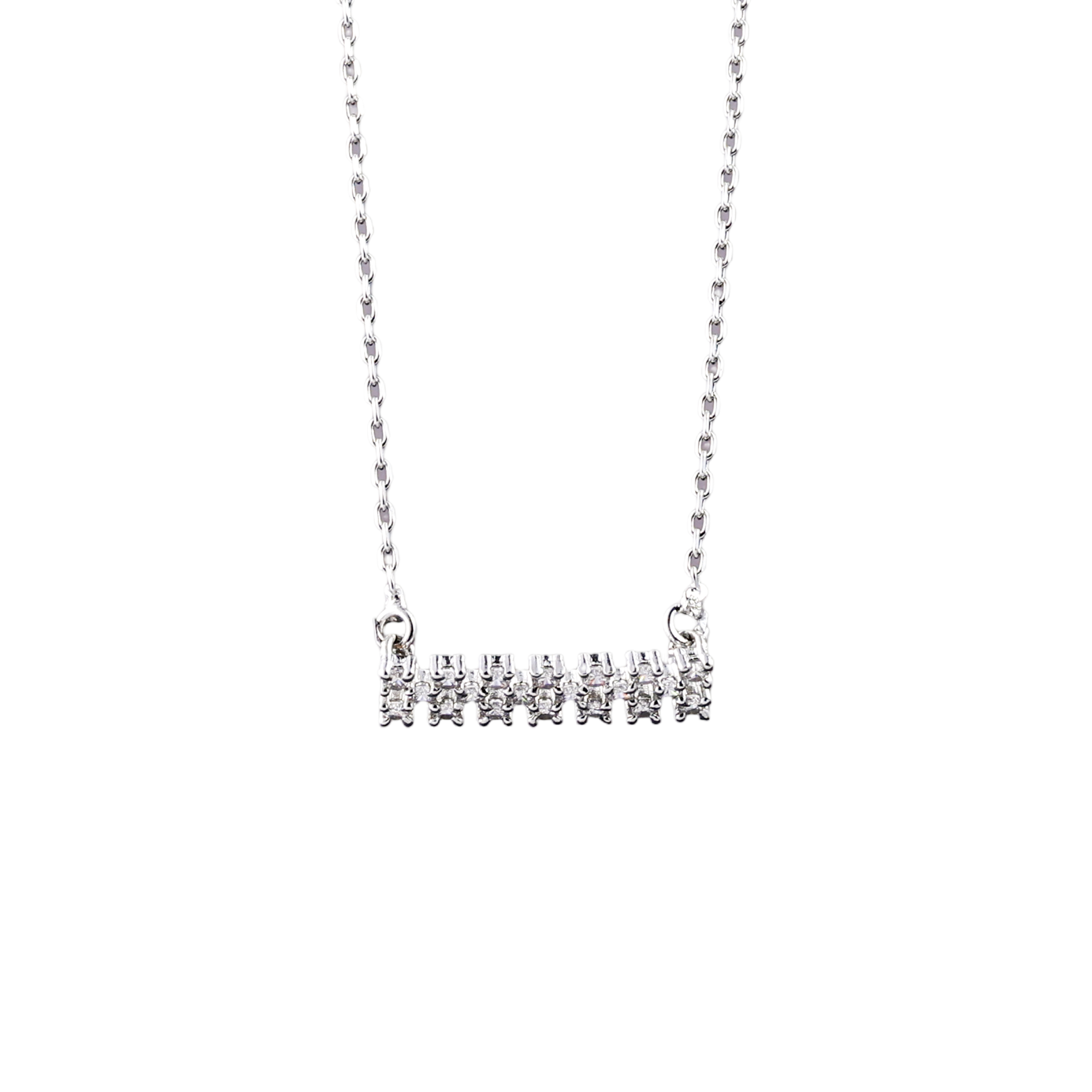 Silver Starlane Bar Chain