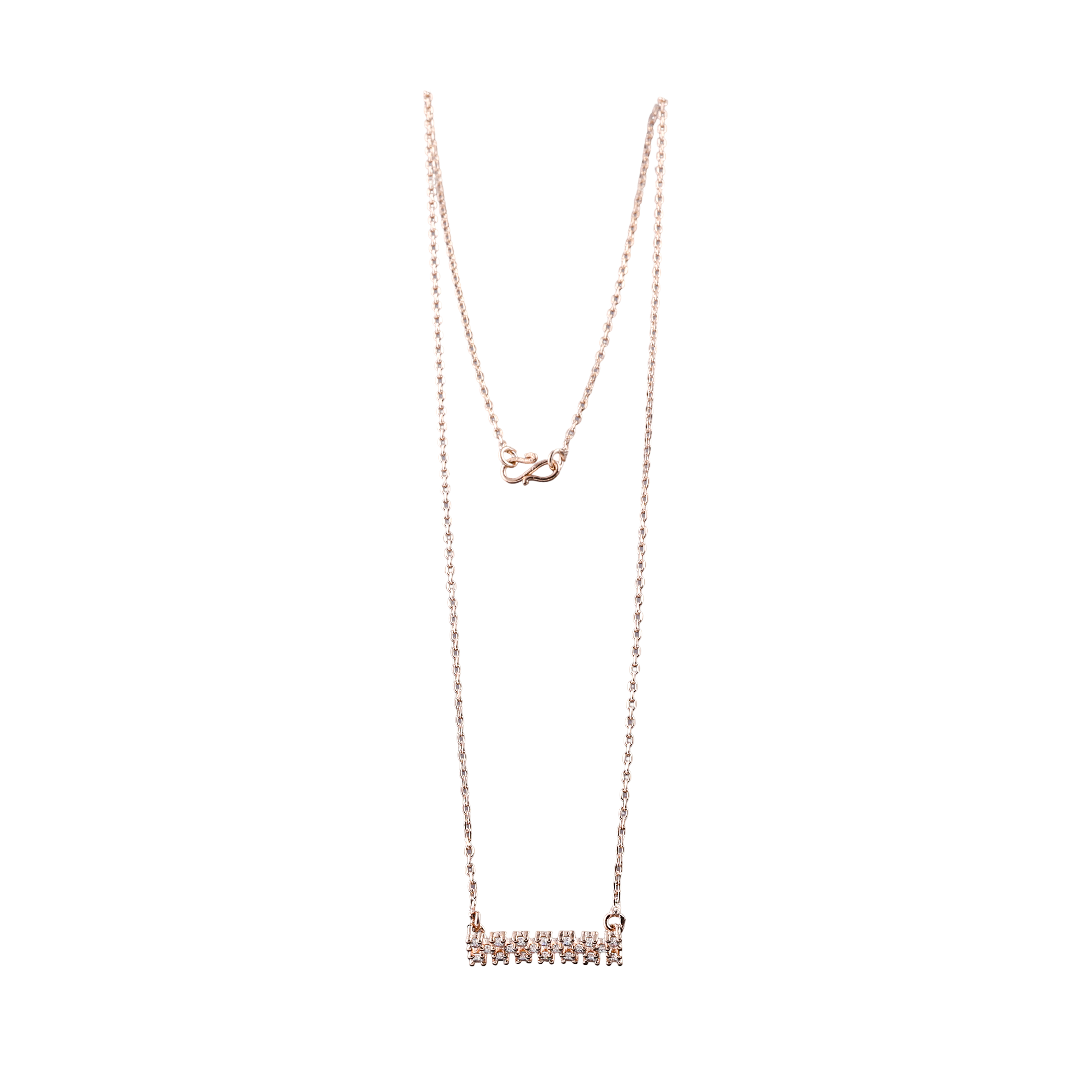 Rosegold Starlane Bar Chain