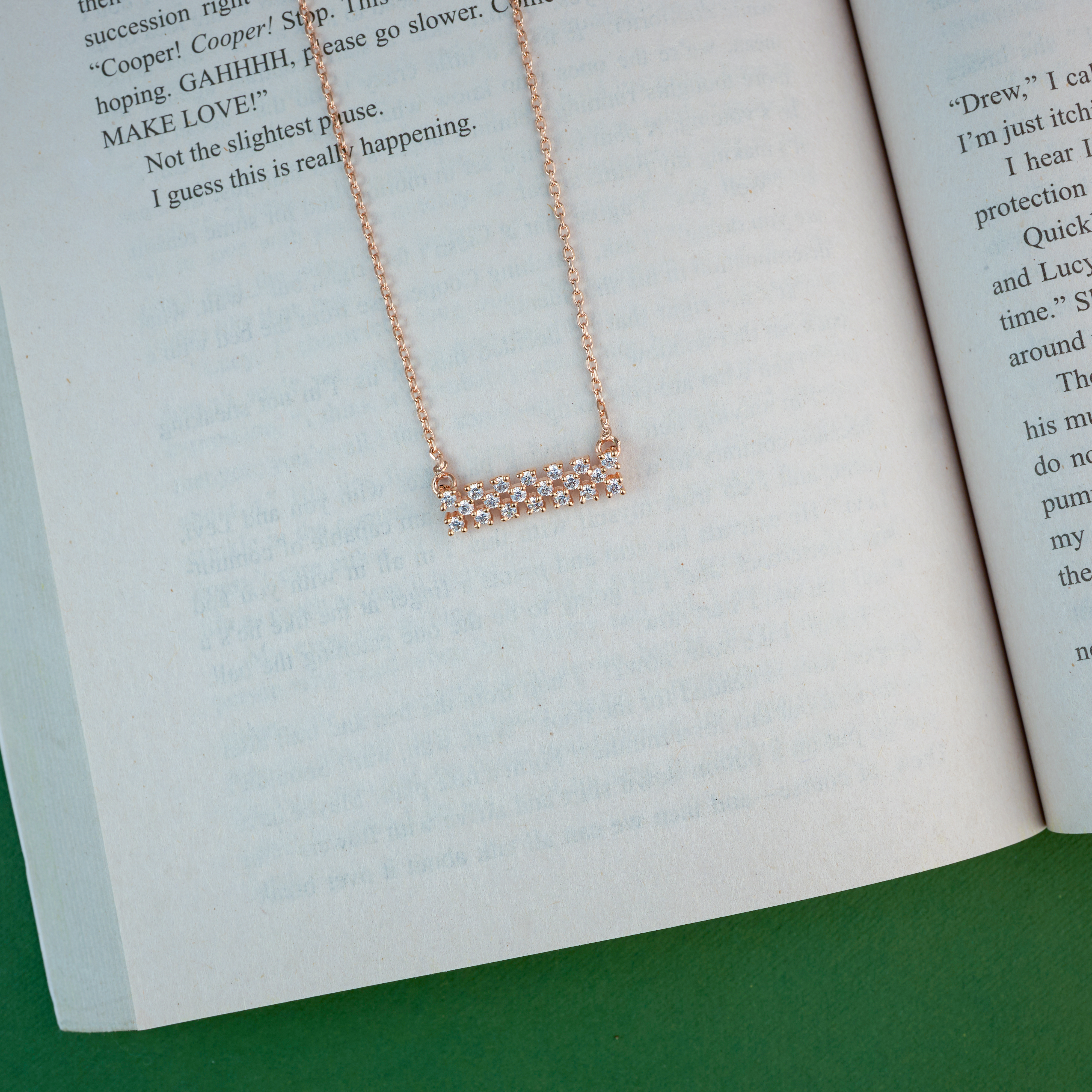 Rosegold Starlane Bar Chain