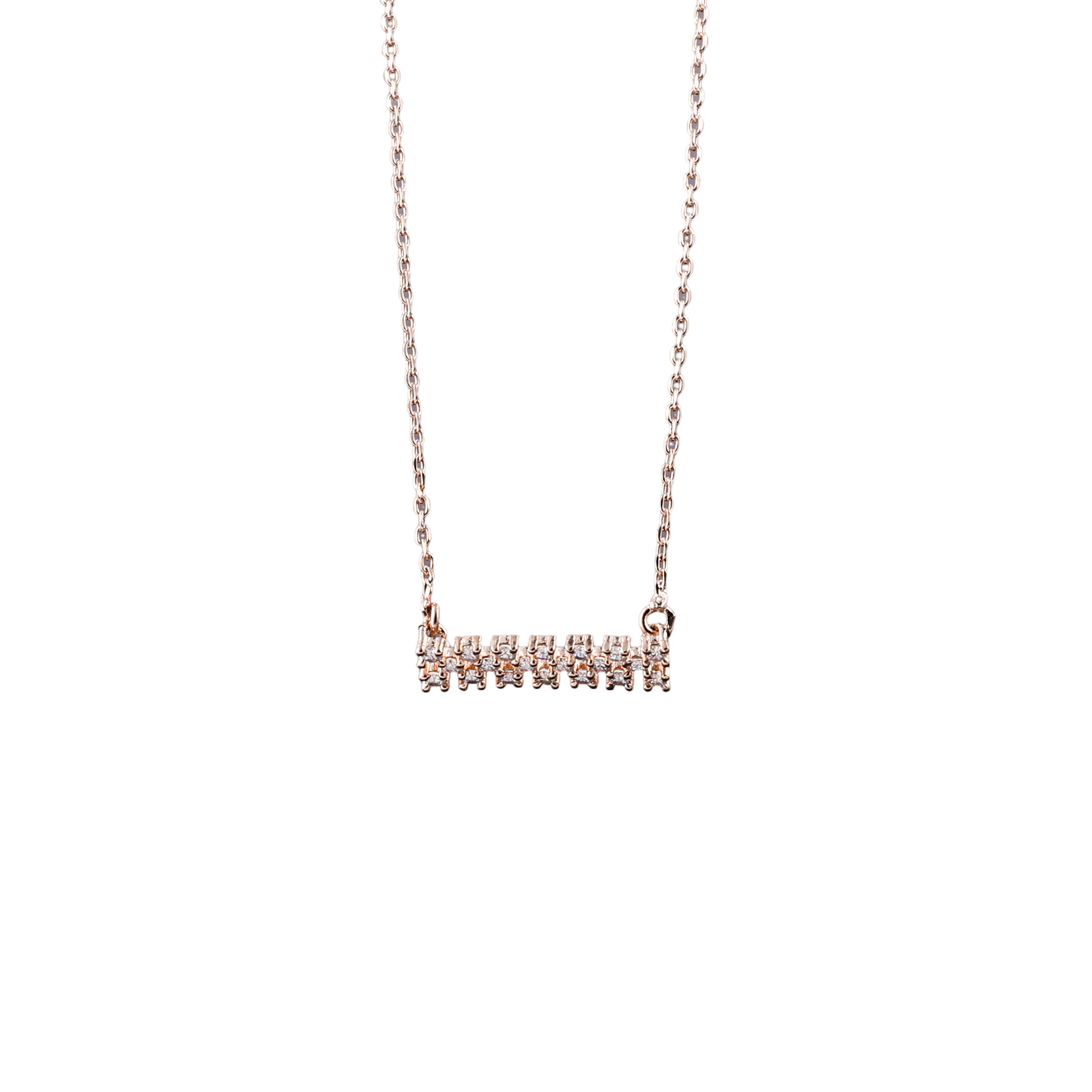 Rosegold Starlane Bar Chain