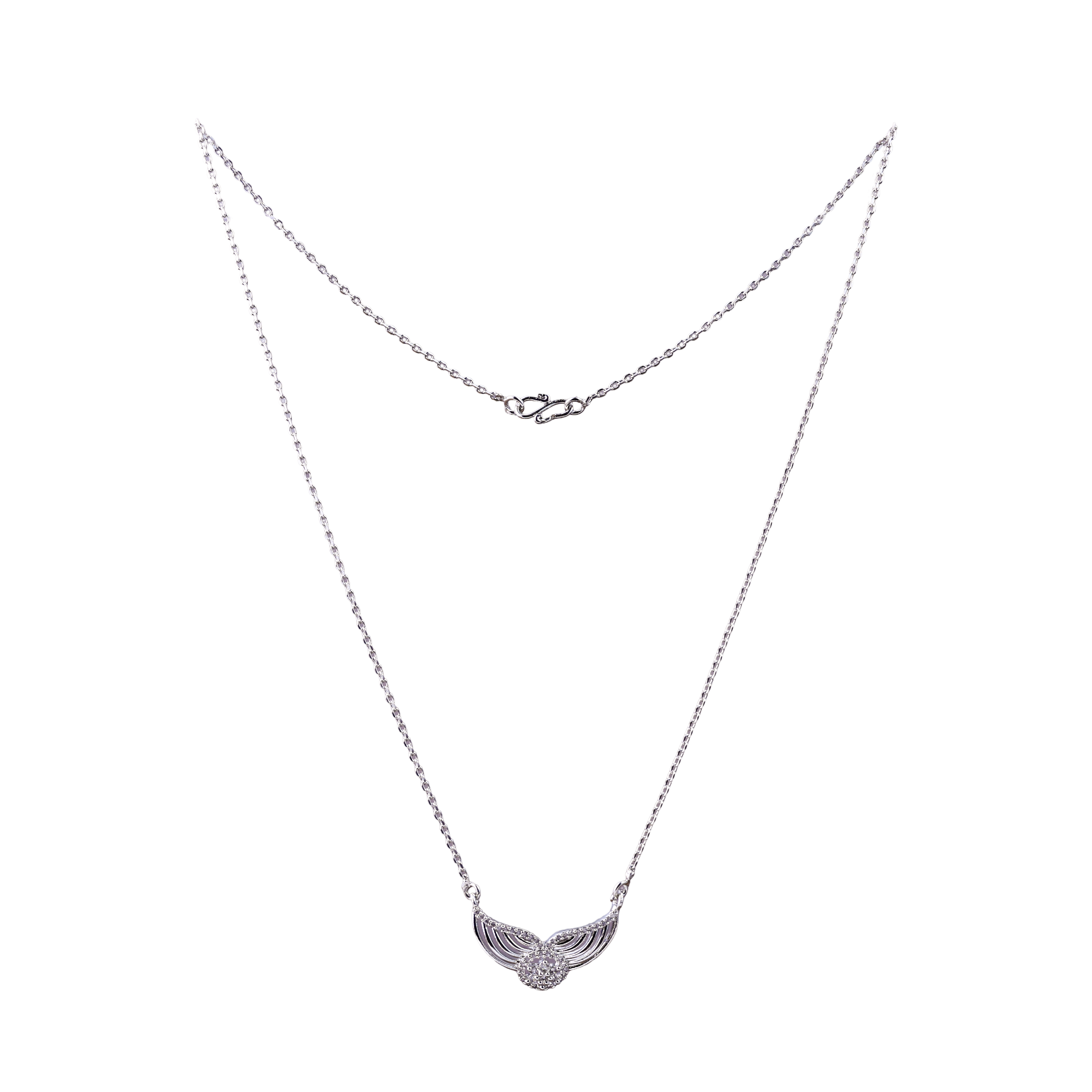 Silver wings of self love chain