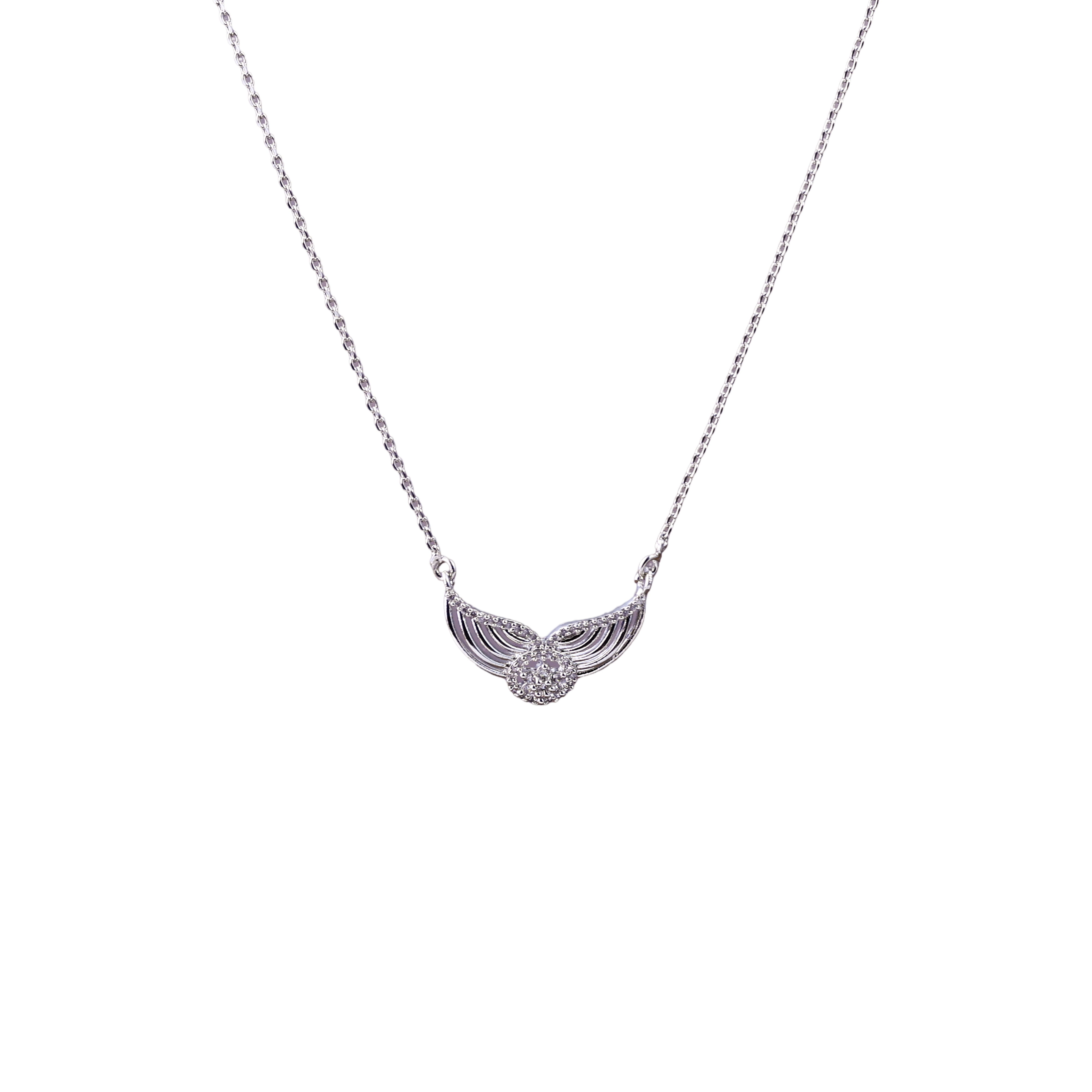 Silver wings of self love chain