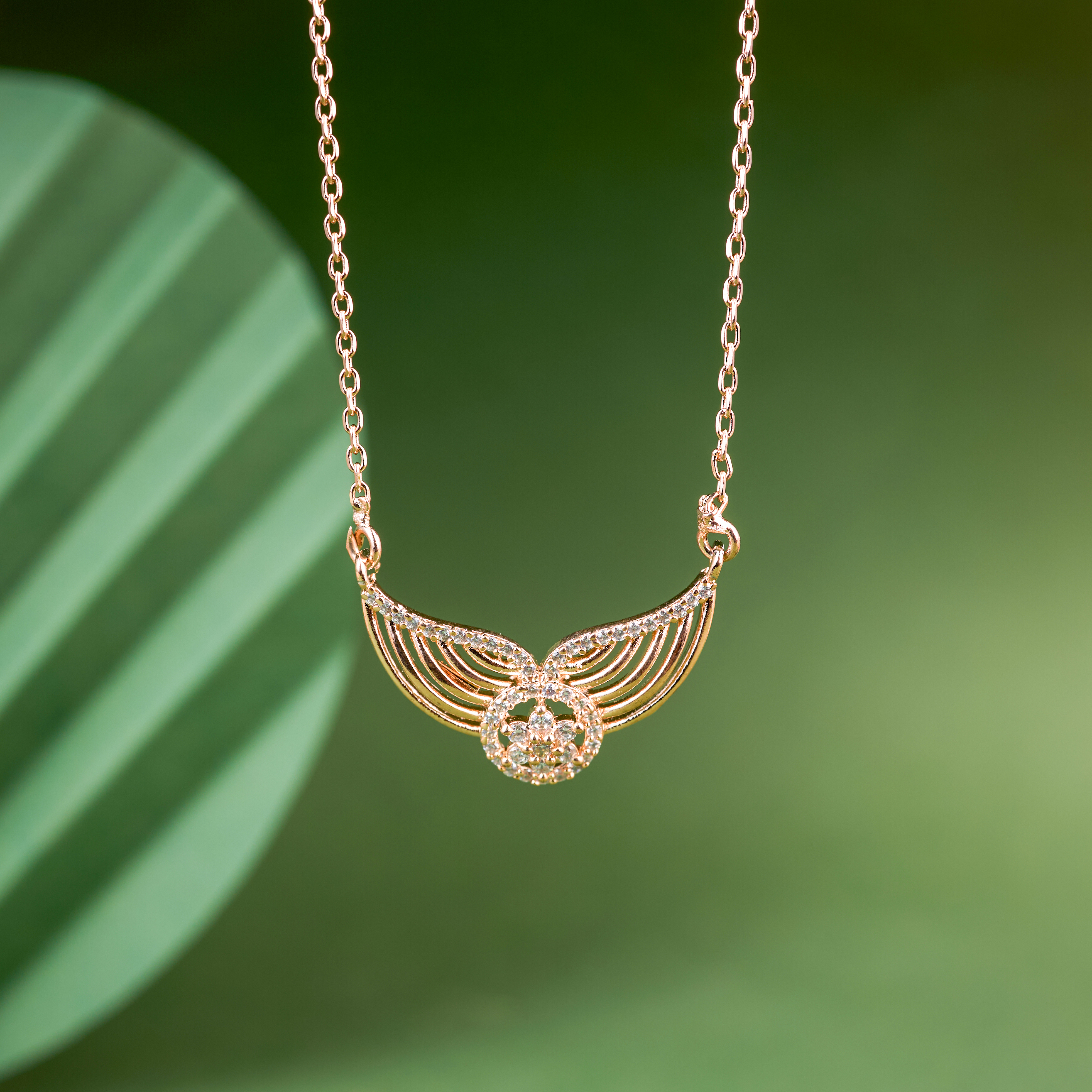 Rosegold wings of self love chain