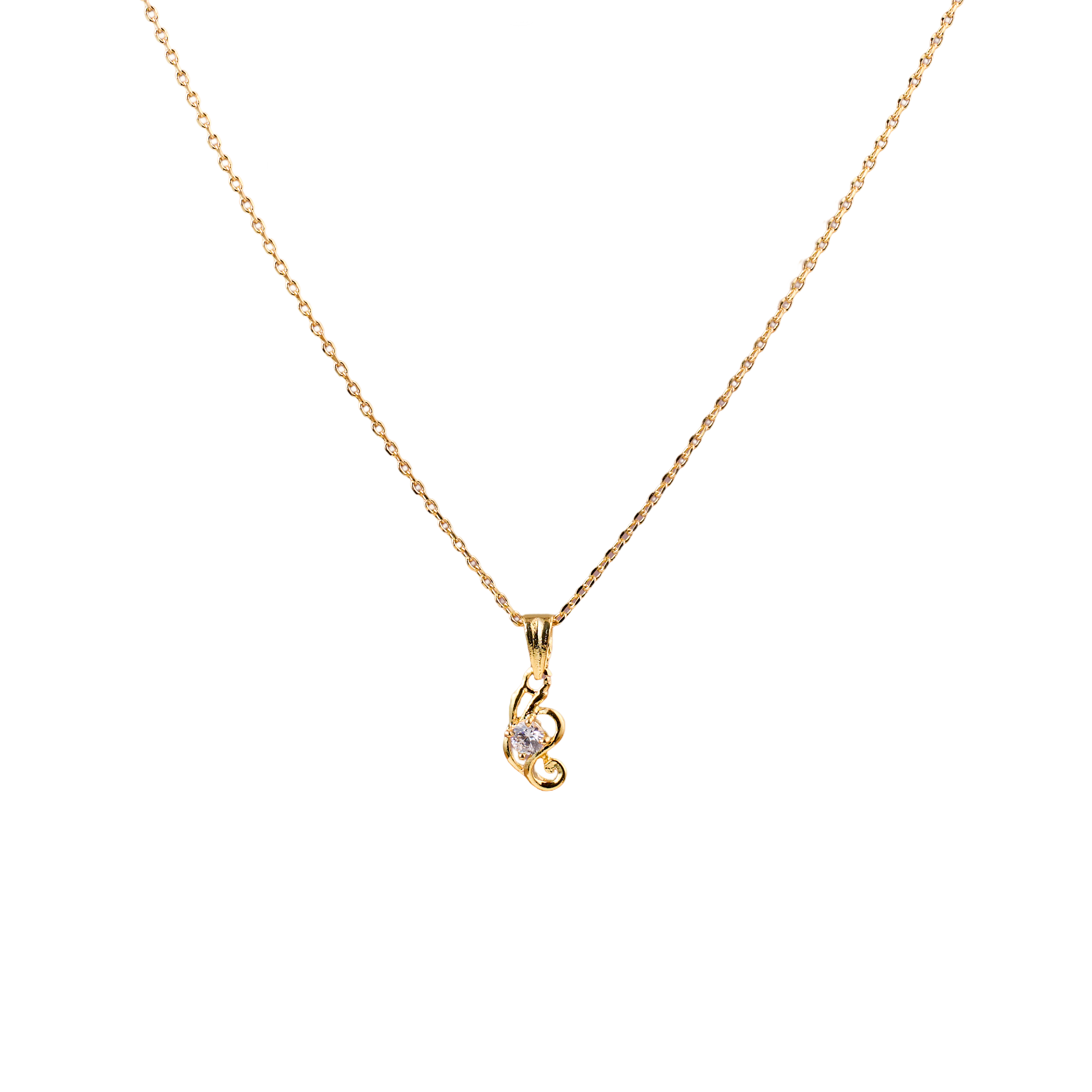 Nimoraa Rhythm Curl Gold Plated Chain