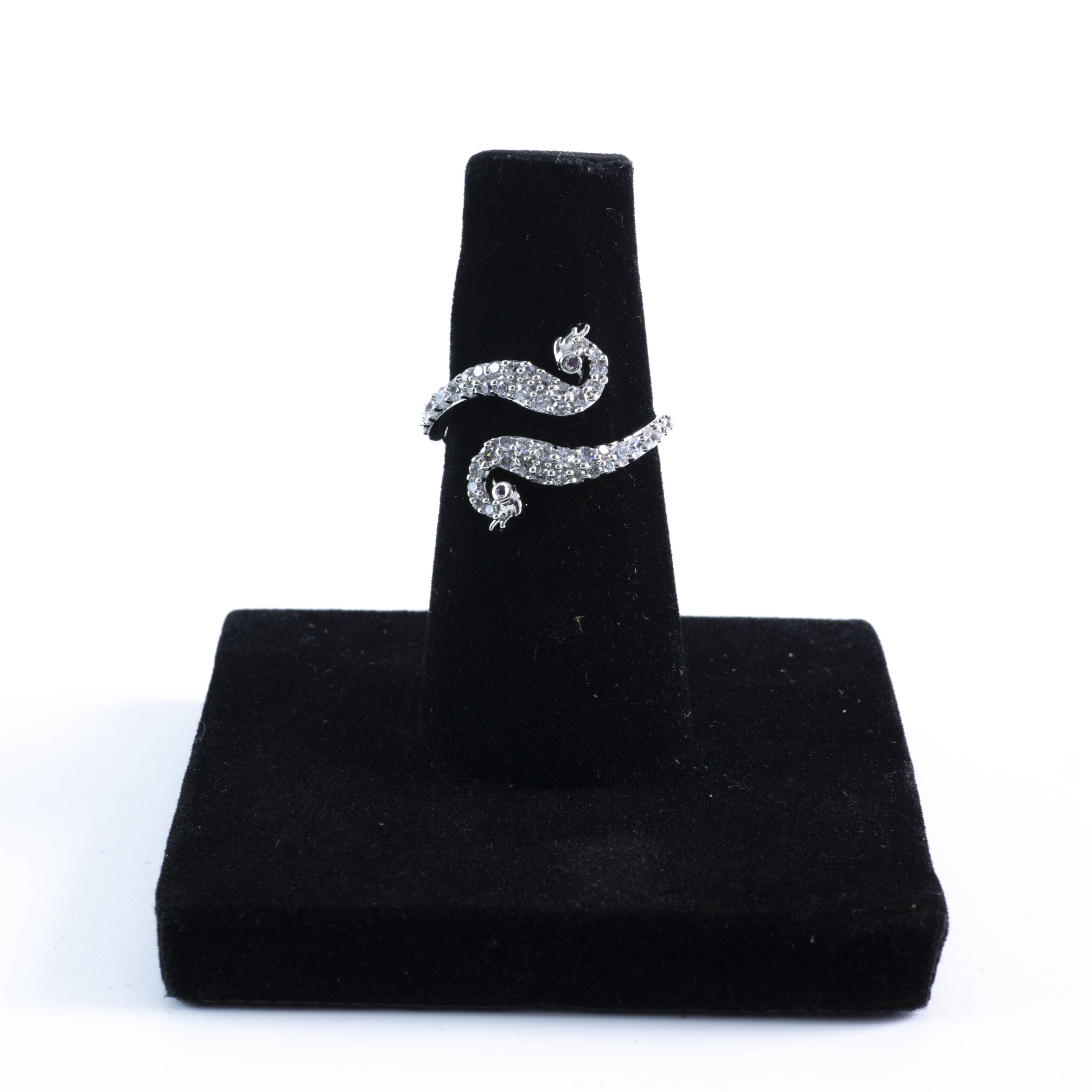 The Silver Serpentine Grace Ring