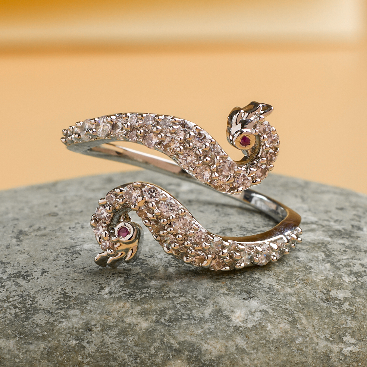 The Silver Serpentine Grace Ring