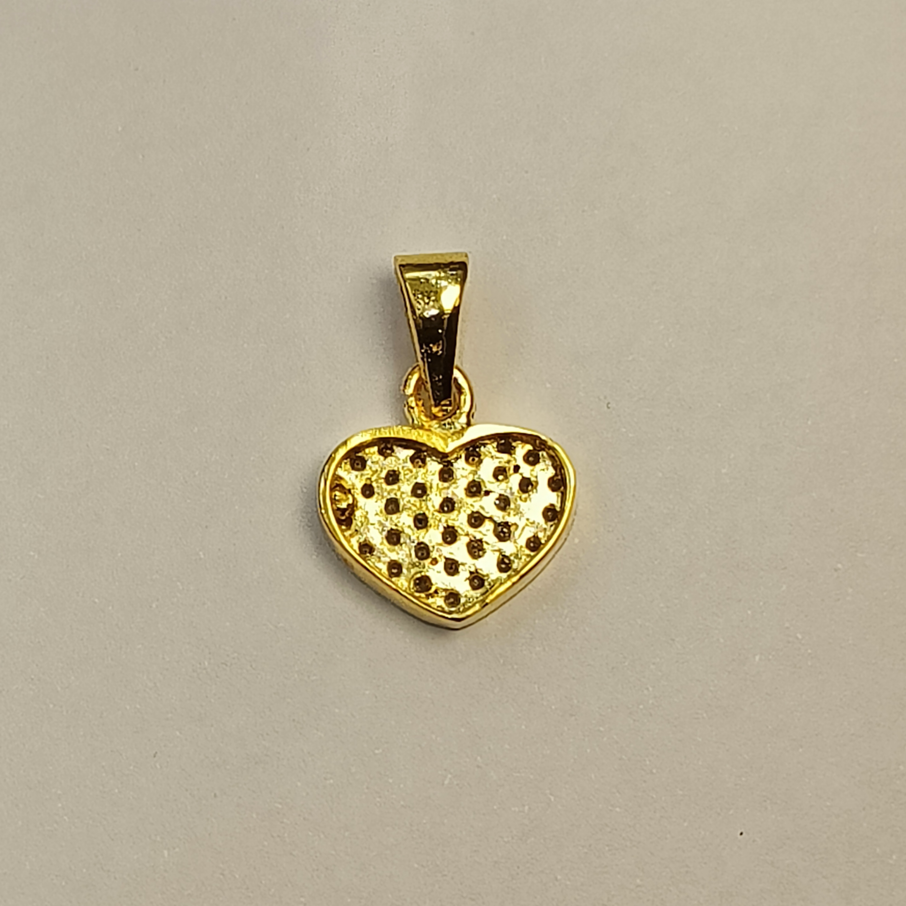 Hridaya Spark Gold Plated Heart Pendant Chain