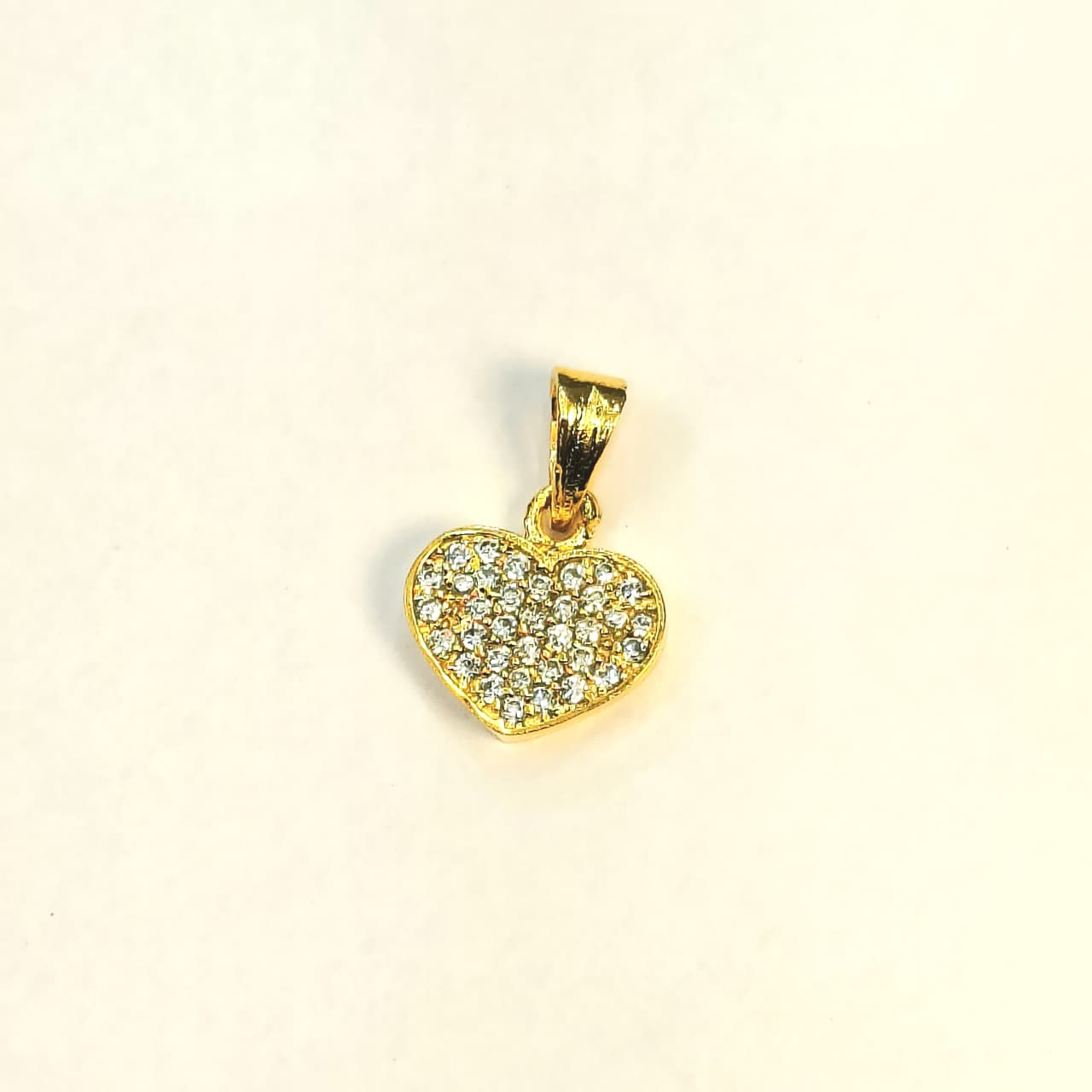 Hridaya Spark Gold Plated Heart Pendant Chain