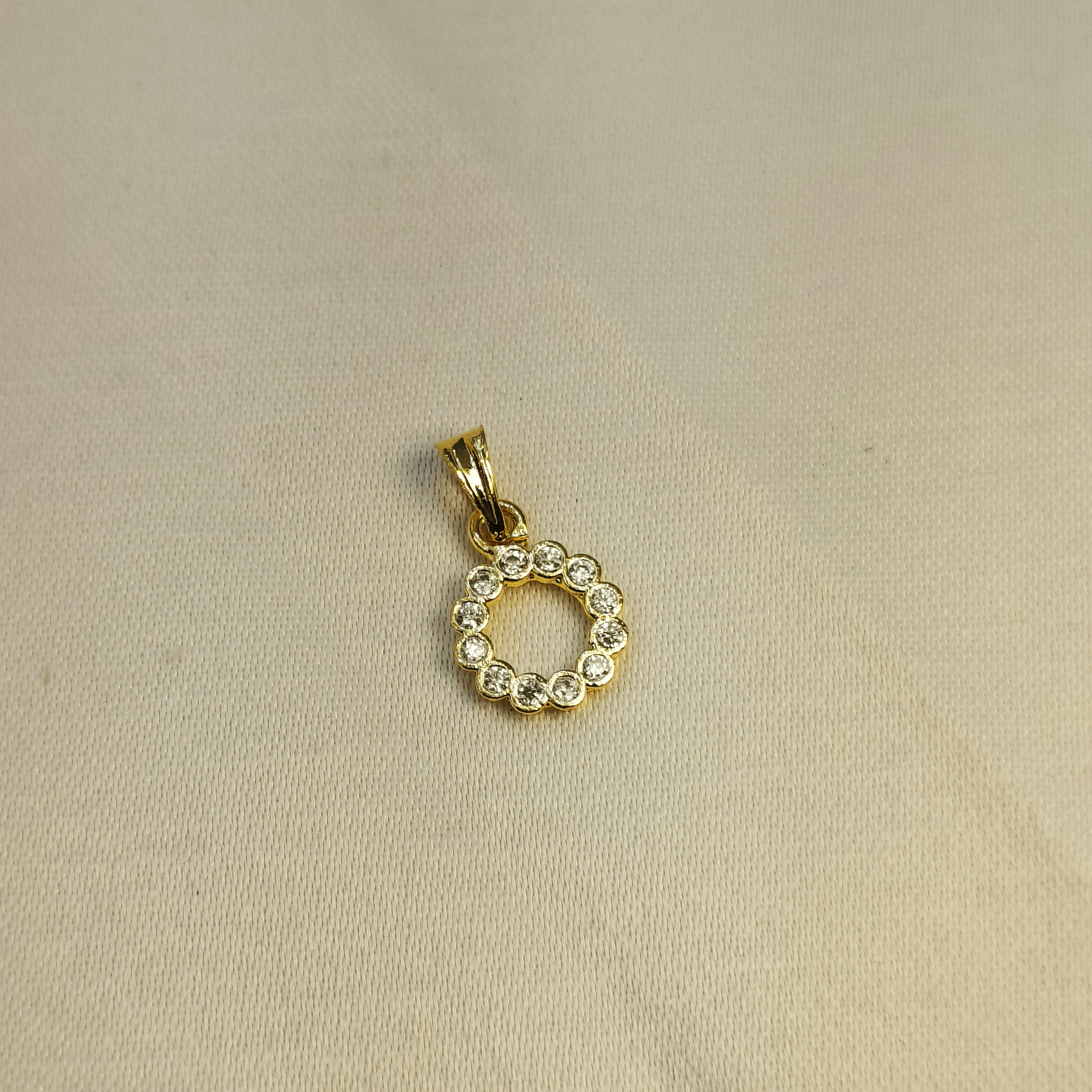 Halo Loop Gold Plated Pendant Chain