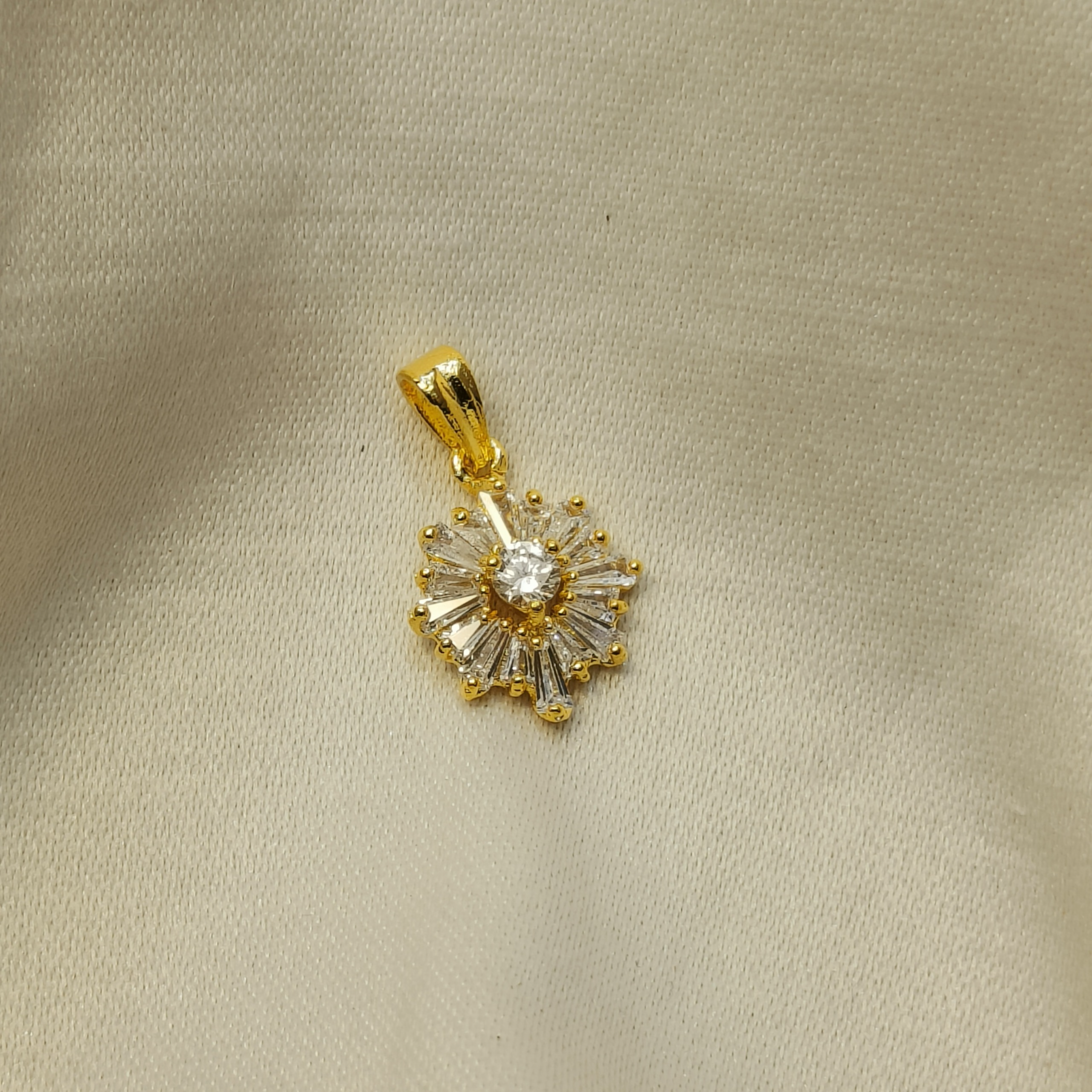 Radiant Solis Gold Plated Pendant Chain