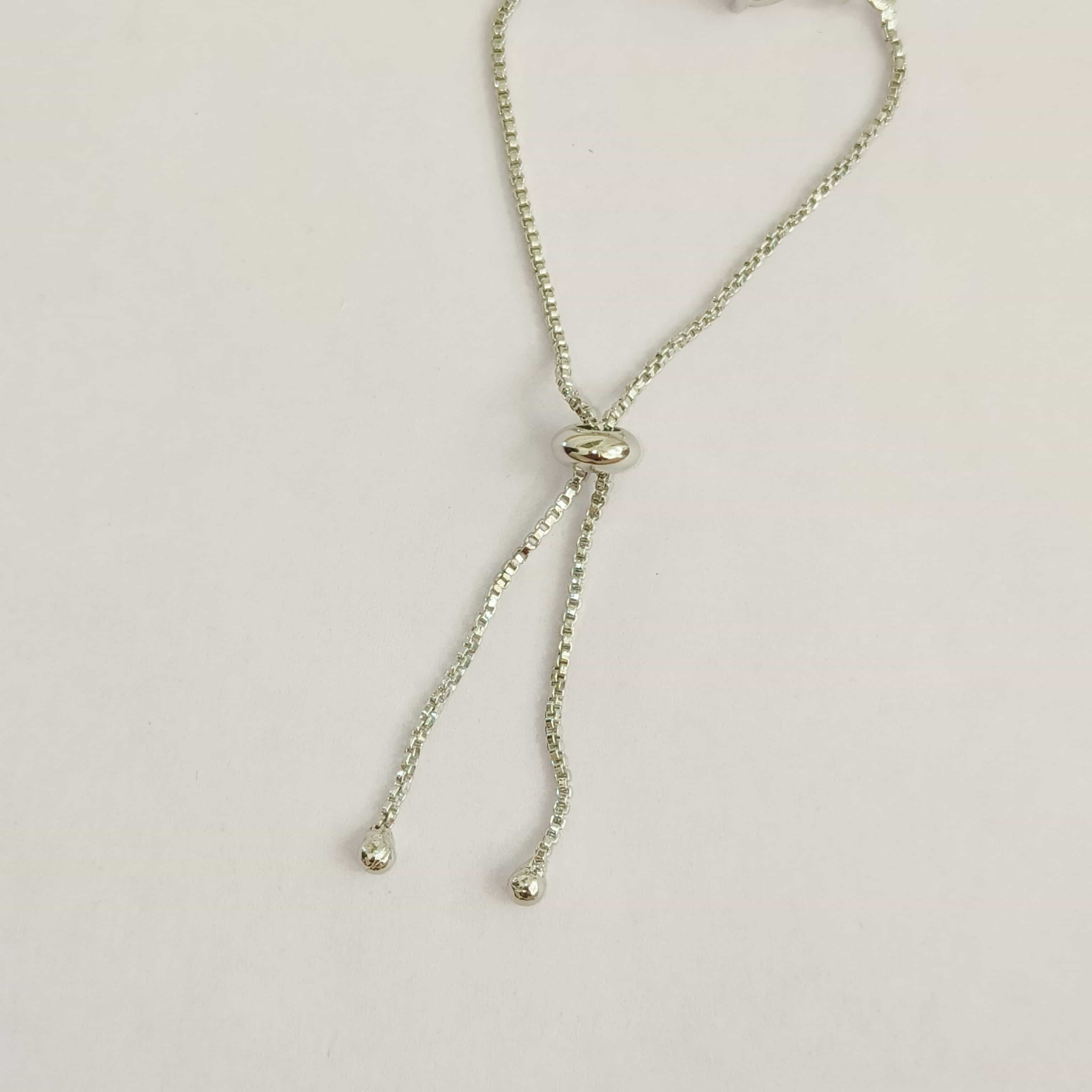 Nimoraa Three-Heart Confession Bracelet – Silver Plated