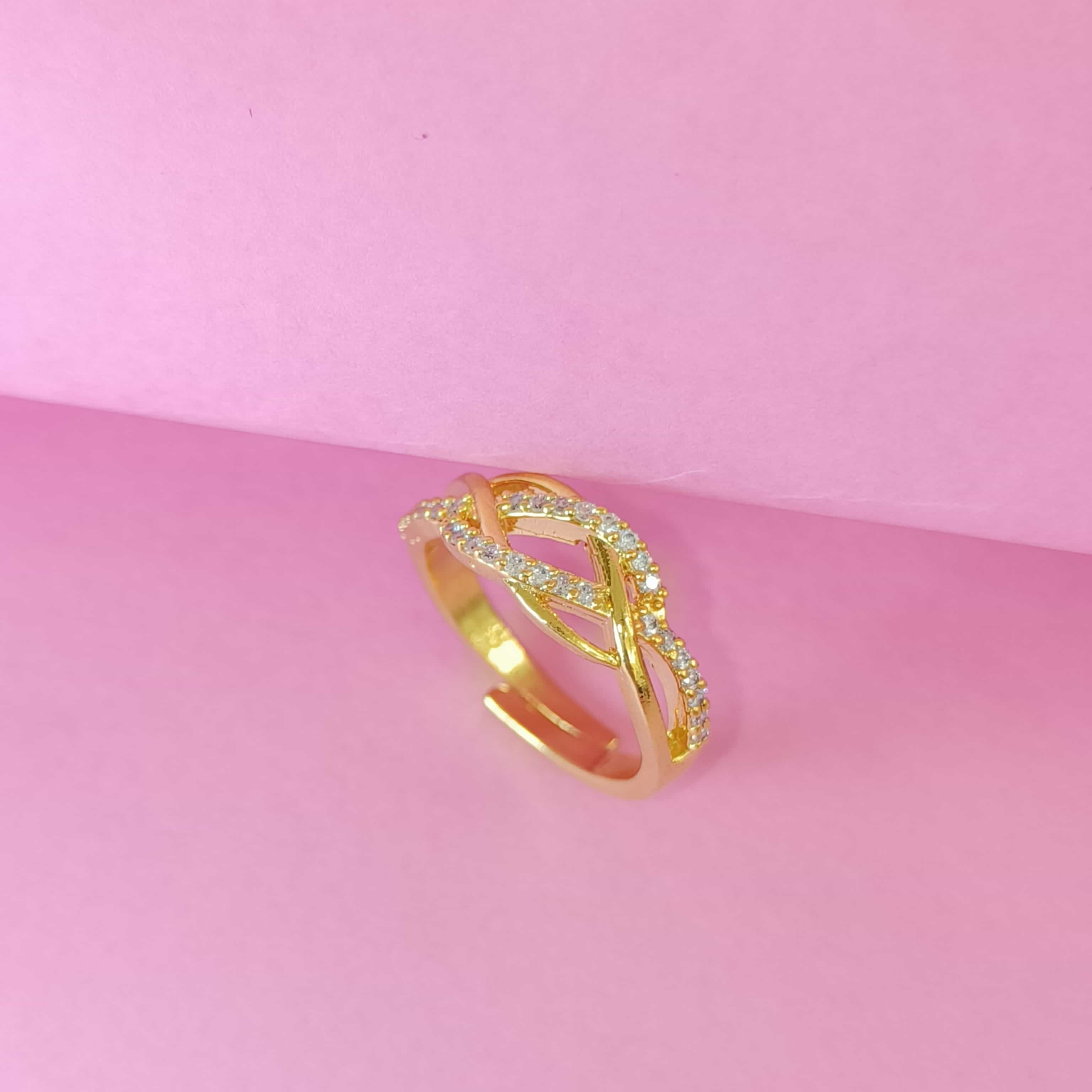 Nimoraa Serene Weave Open Ring