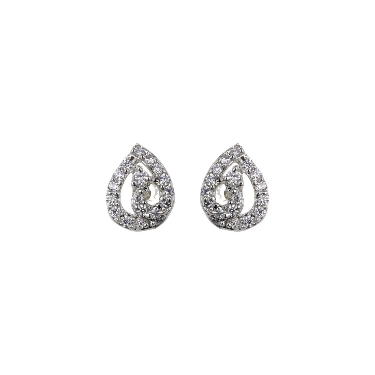 Nimoraa Silver Dewdrop Grace Pendant Set