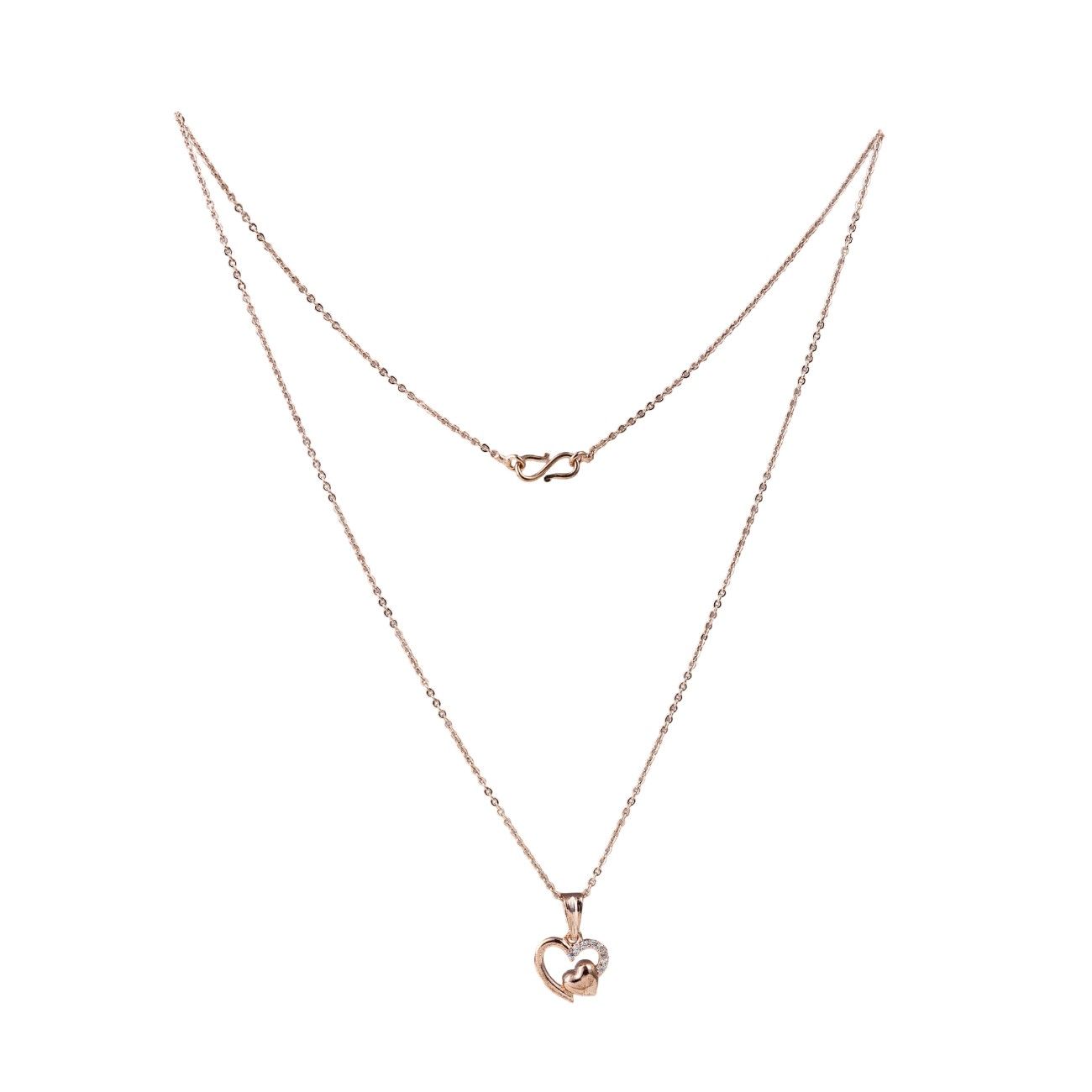 Nimoraa Twin Heart Promise Pendant Set