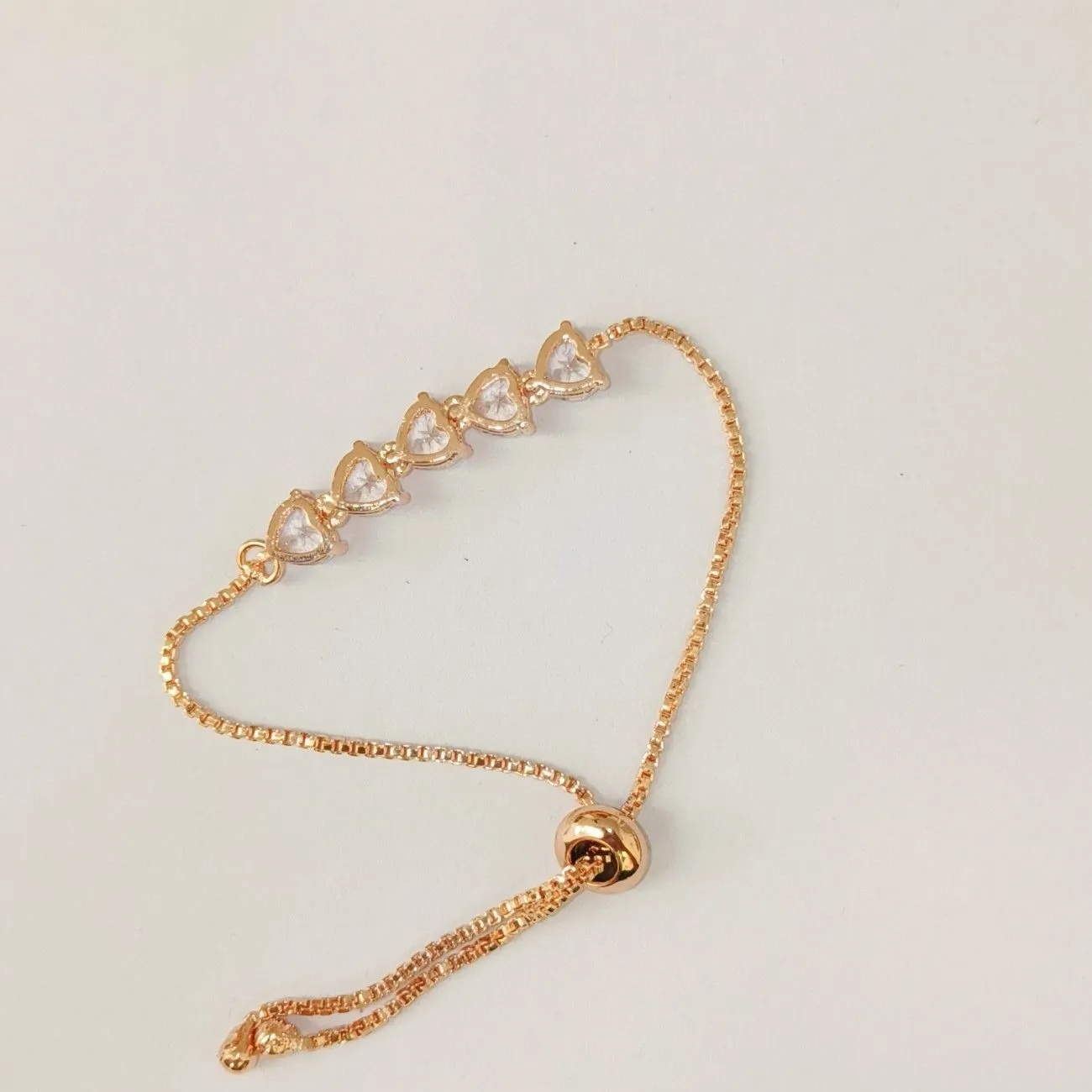 Nimoraa Amora Cupid Quint Flow Bracelet – Rosegold White