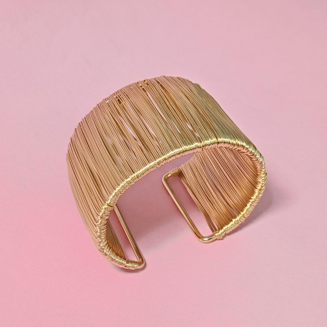 Aurelia Woven Gold Cuff