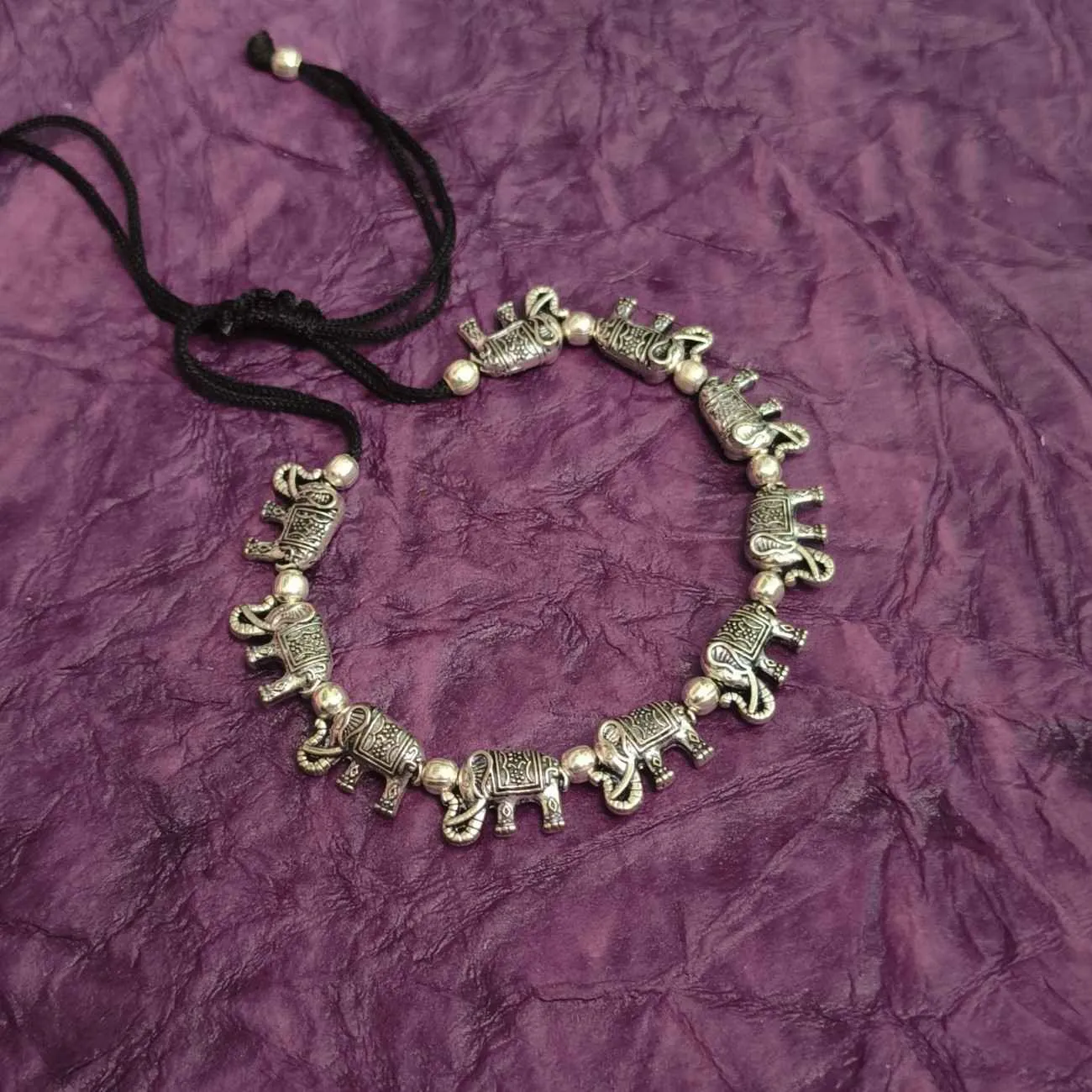 Gajraj Oxidised Anklet