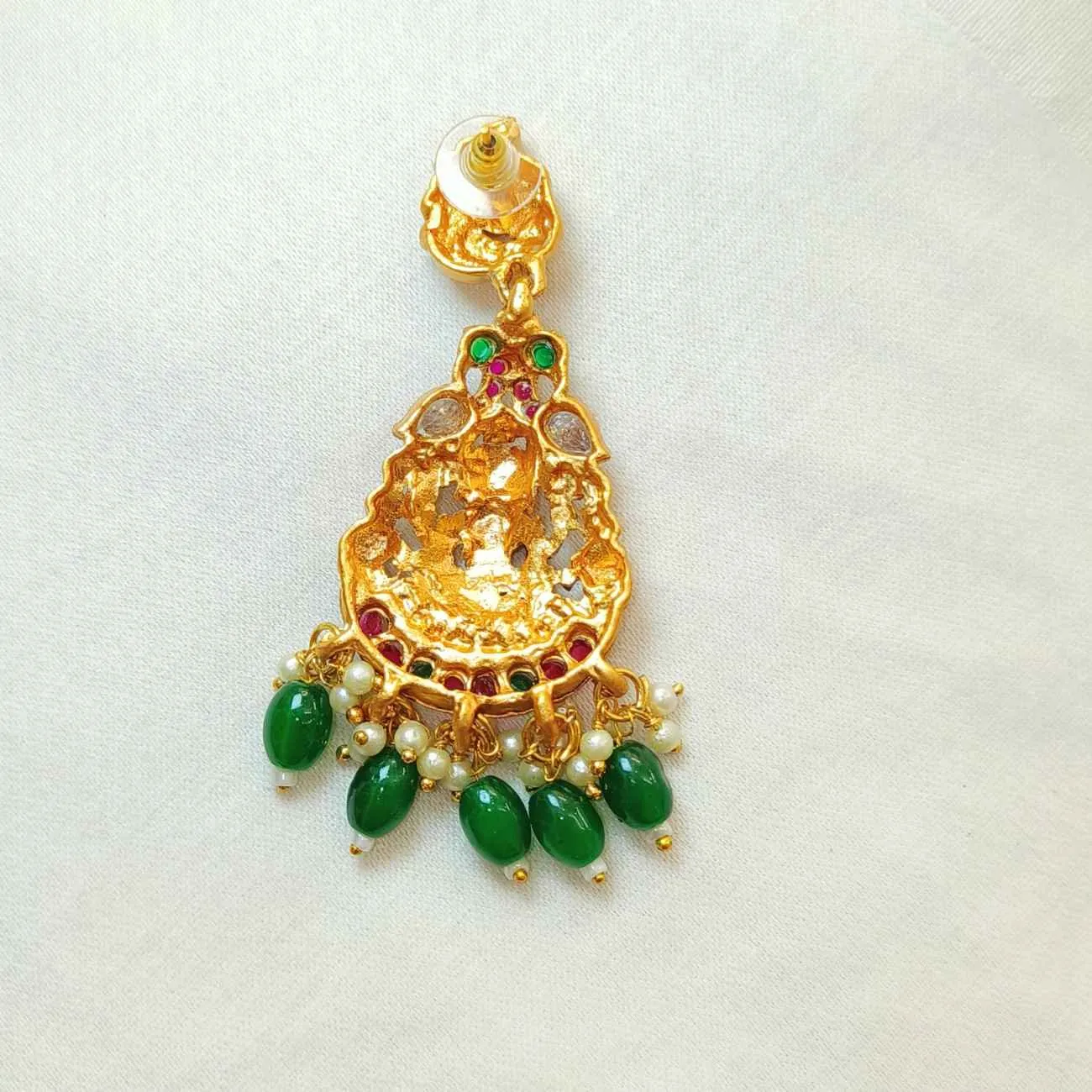 Sri Varnika Temple Bridal Necklace Set