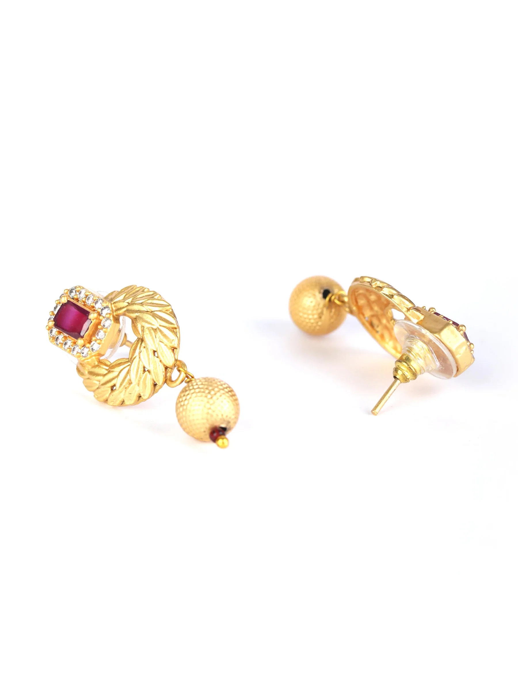 The Ruby Golden Nest with Pearl Drop